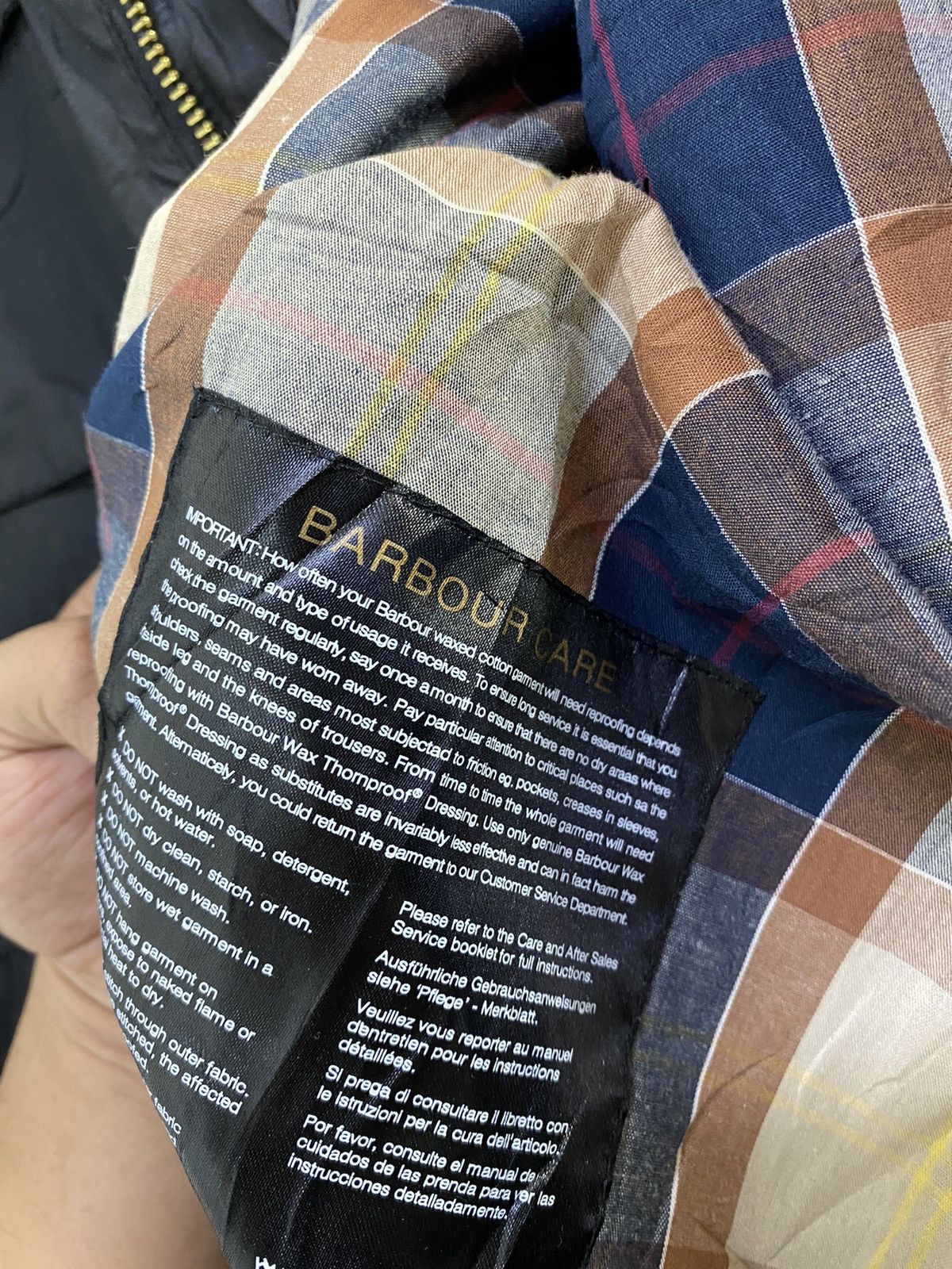 Barbour Authentic Barbour Tartan Cotton Jacket Hunting Jacket Design Size US M / EU 48-50 / 2 - 9 Thumbnail