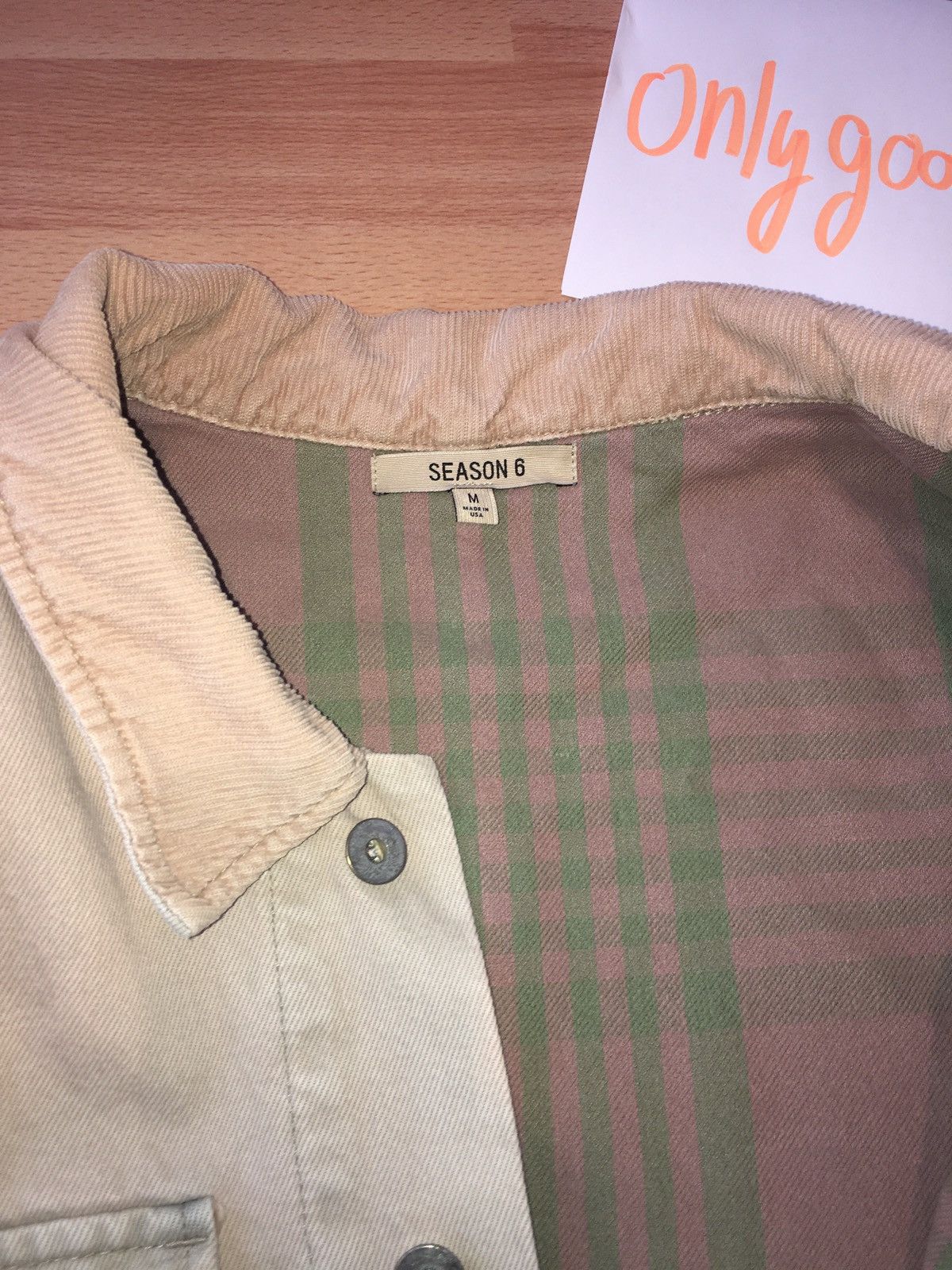 Yeezy Season Yeezy Season 6 Flannel Lined Denim Jacket Size US M / EU 48-50 / 2 - 3 Thumbnail