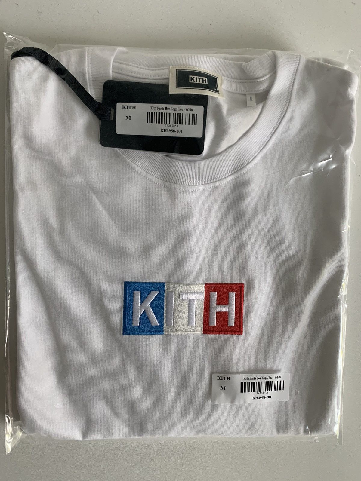 Kith Kith Paris Box Logo Tee White M | Grailed