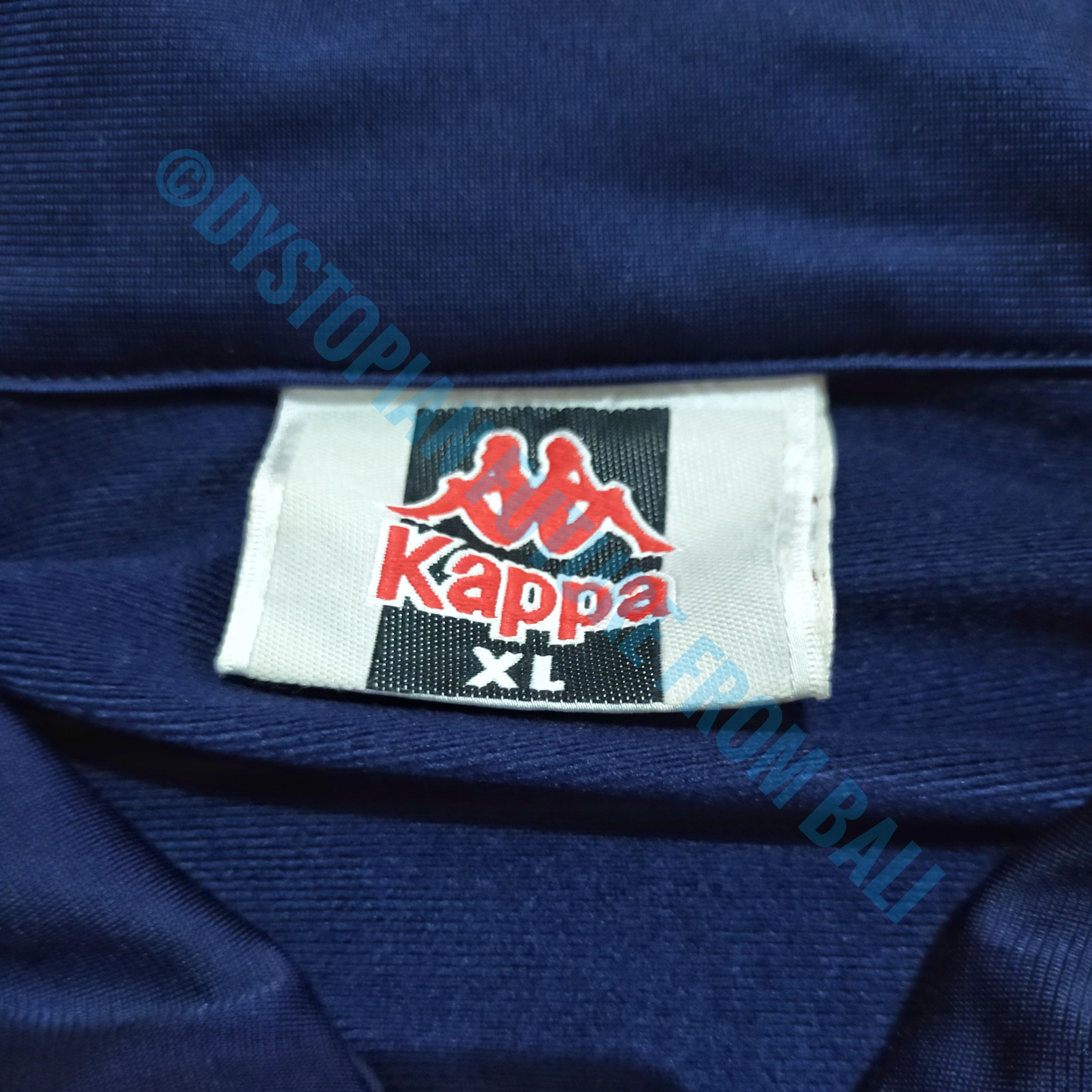 Kappa × Vintage Vintage Navy/White Side Taped Track Jacket Size US XL / EU 56 / 4 - 6 Thumbnail