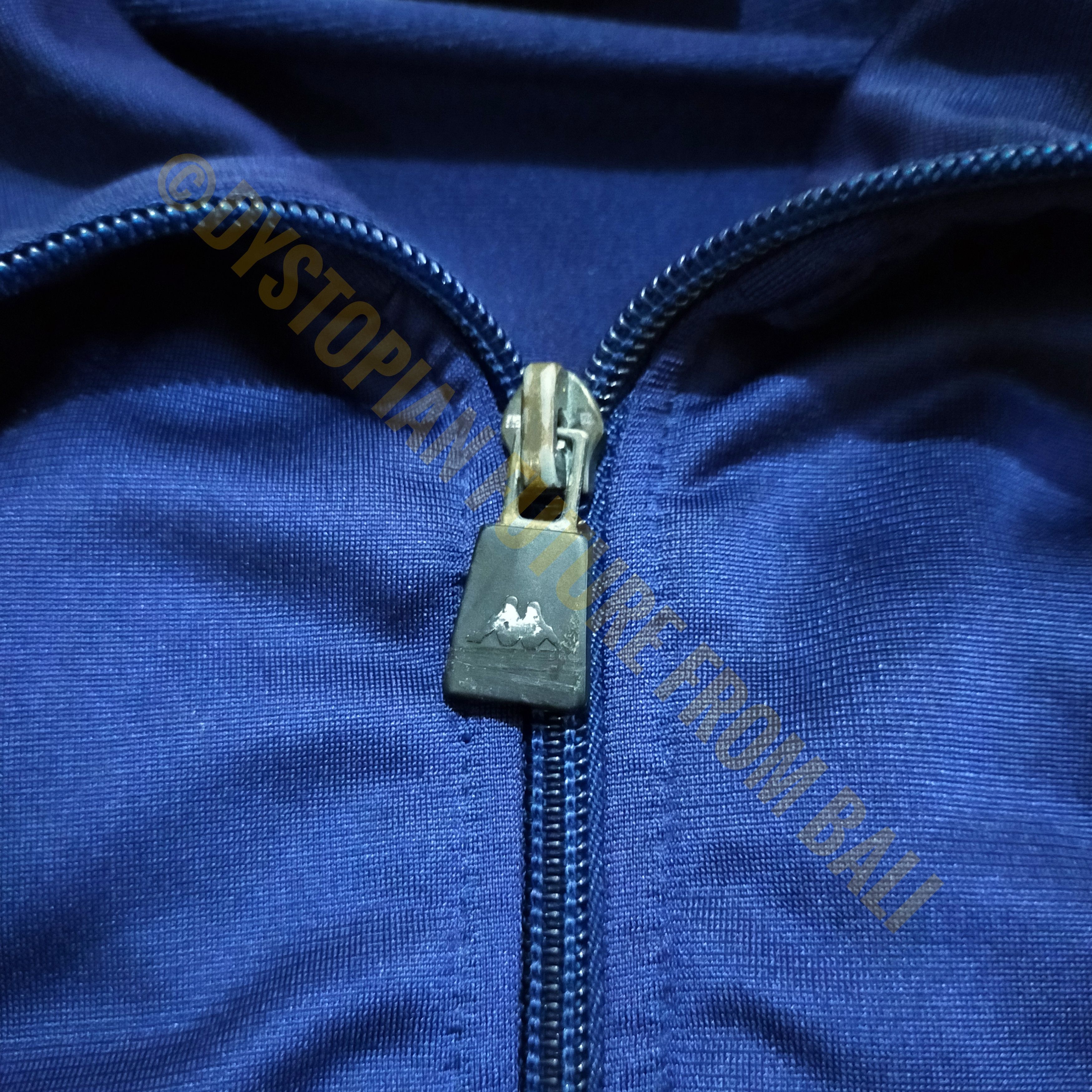 Kappa × Vintage Vintage Navy/White Side Taped Track Jacket Size US XL / EU 56 / 4 - 5 Thumbnail