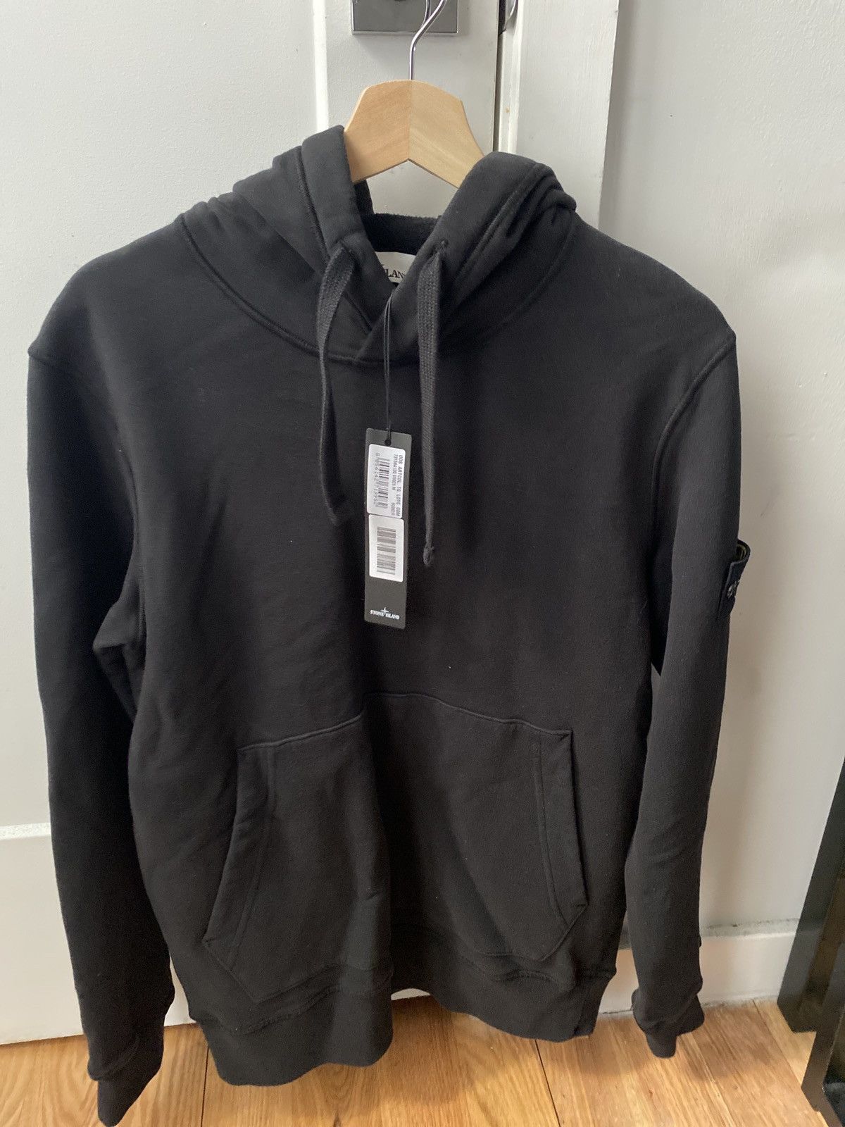 Stone Island garment dyed popover knit hoody