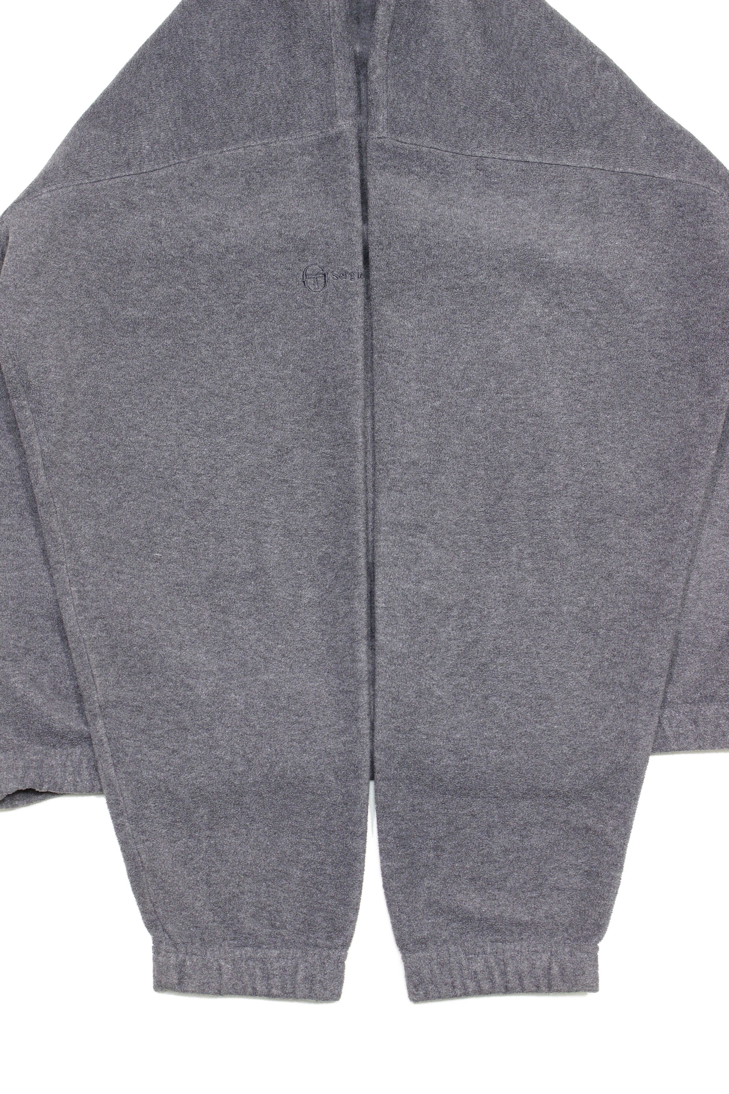 Sergio Tacchini 90S Embroidered Logo Fleece Jacket Vintage Size US XXL / EU 58 / 5 - 6 Thumbnail