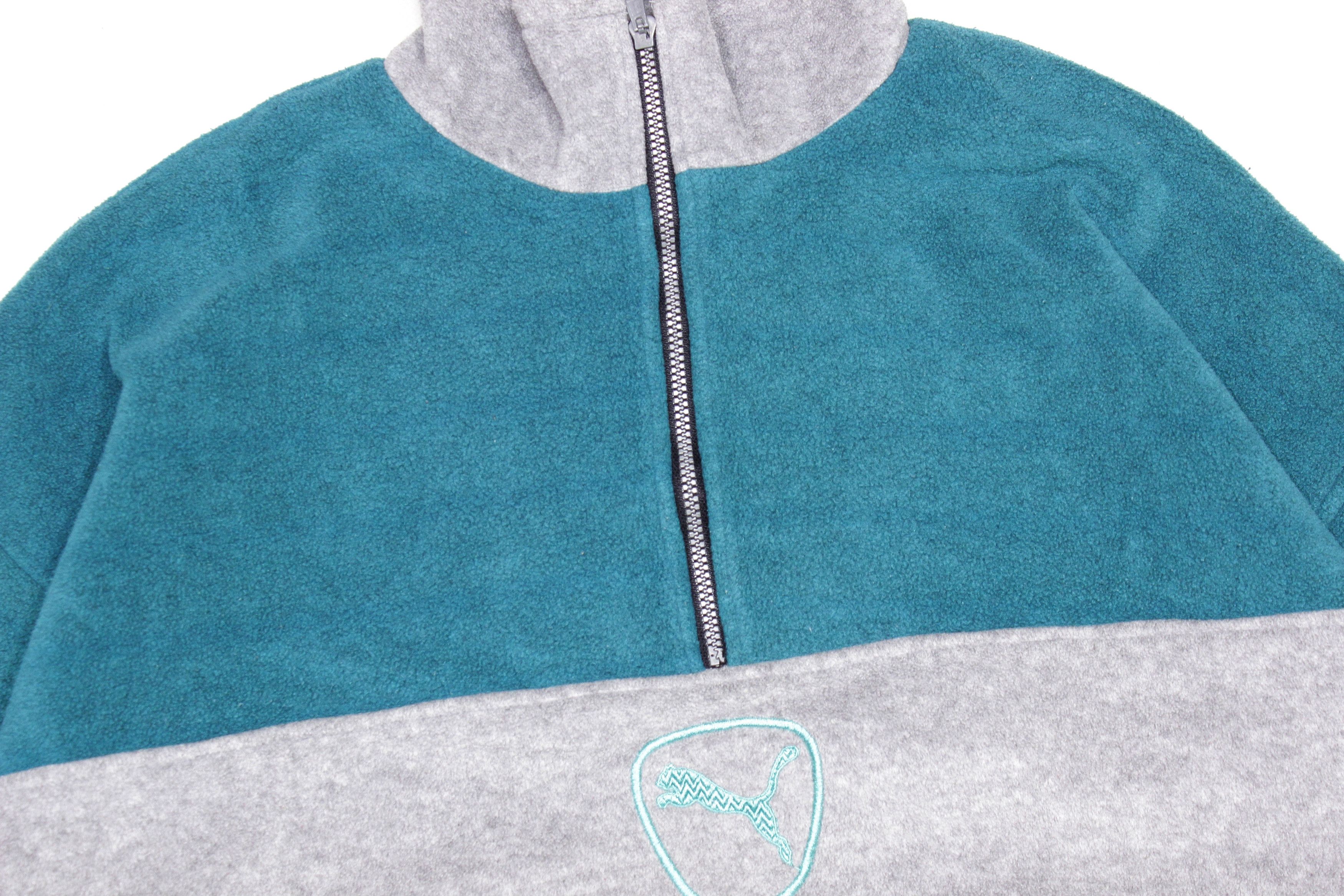 Puma 80S Embroidered Logo Baggy Fleece Vintage Made in Italy Size US M / EU 48-50 / 2 - 3 Thumbnail