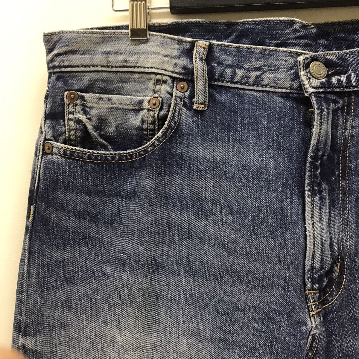 Kim Jones Kim Jones Denim Jeans ‘EDGE OF THE LOOKING CLASS’ Size US 36 / EU 52 - 13 Thumbnail
