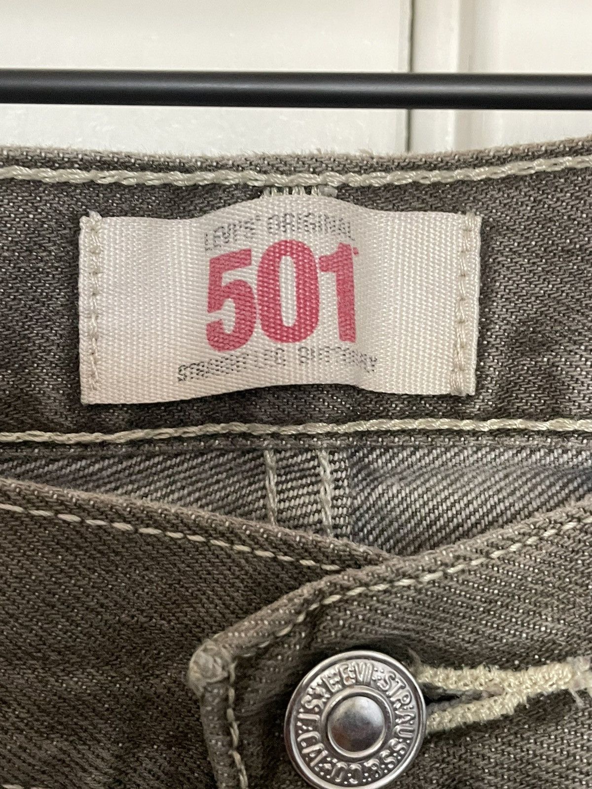 Levi's Vintage Released Hem 501’s Size US 30 / EU 46 - 5 Thumbnail