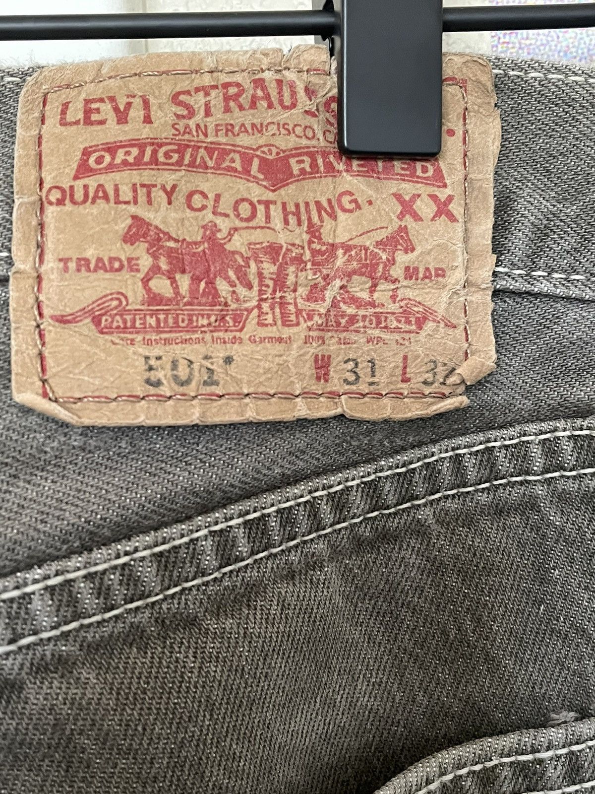 Levi's Vintage Released Hem 501’s Size US 30 / EU 46 - 6 Thumbnail