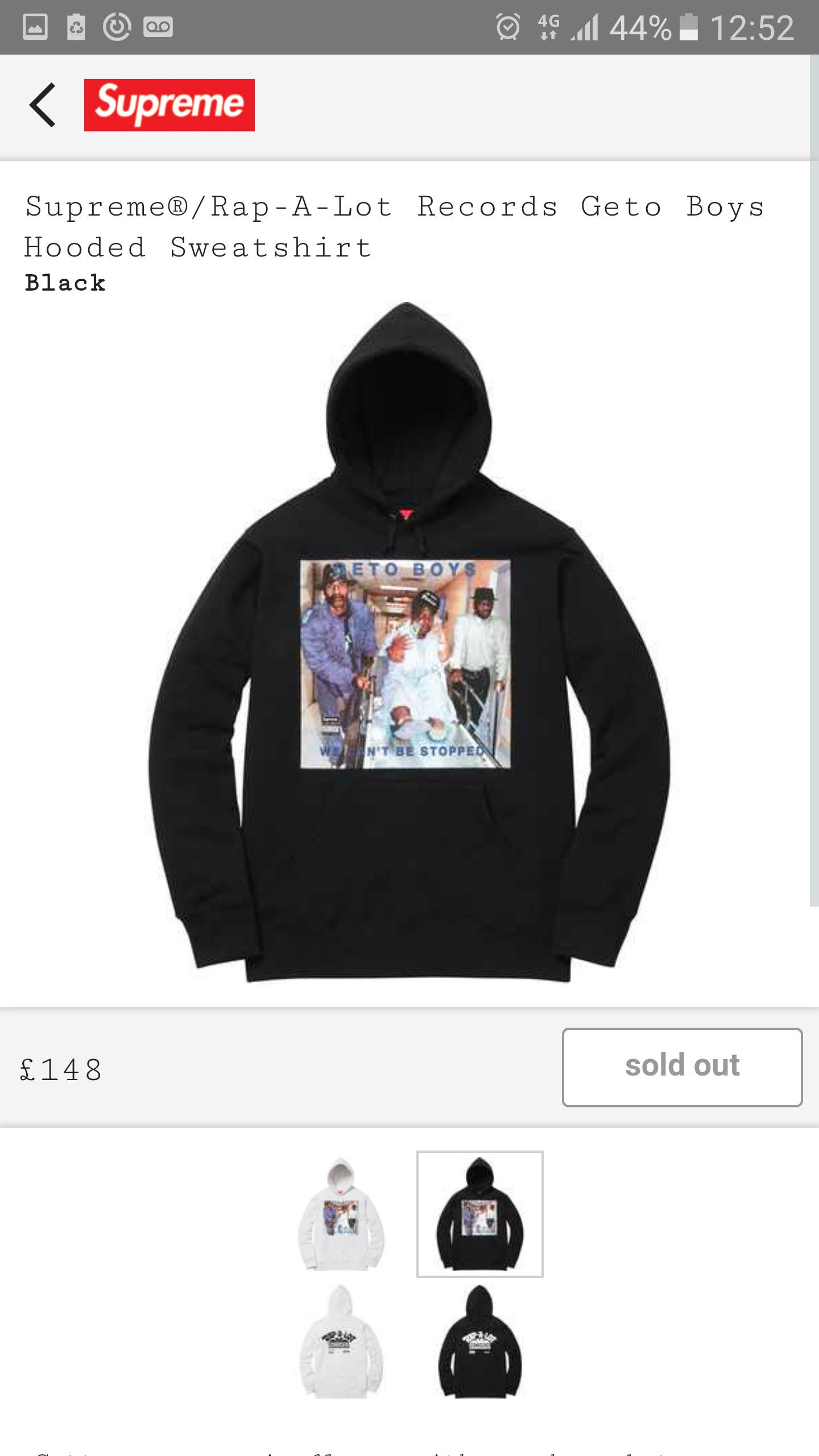 Supreme geto hot sale boys hoodie