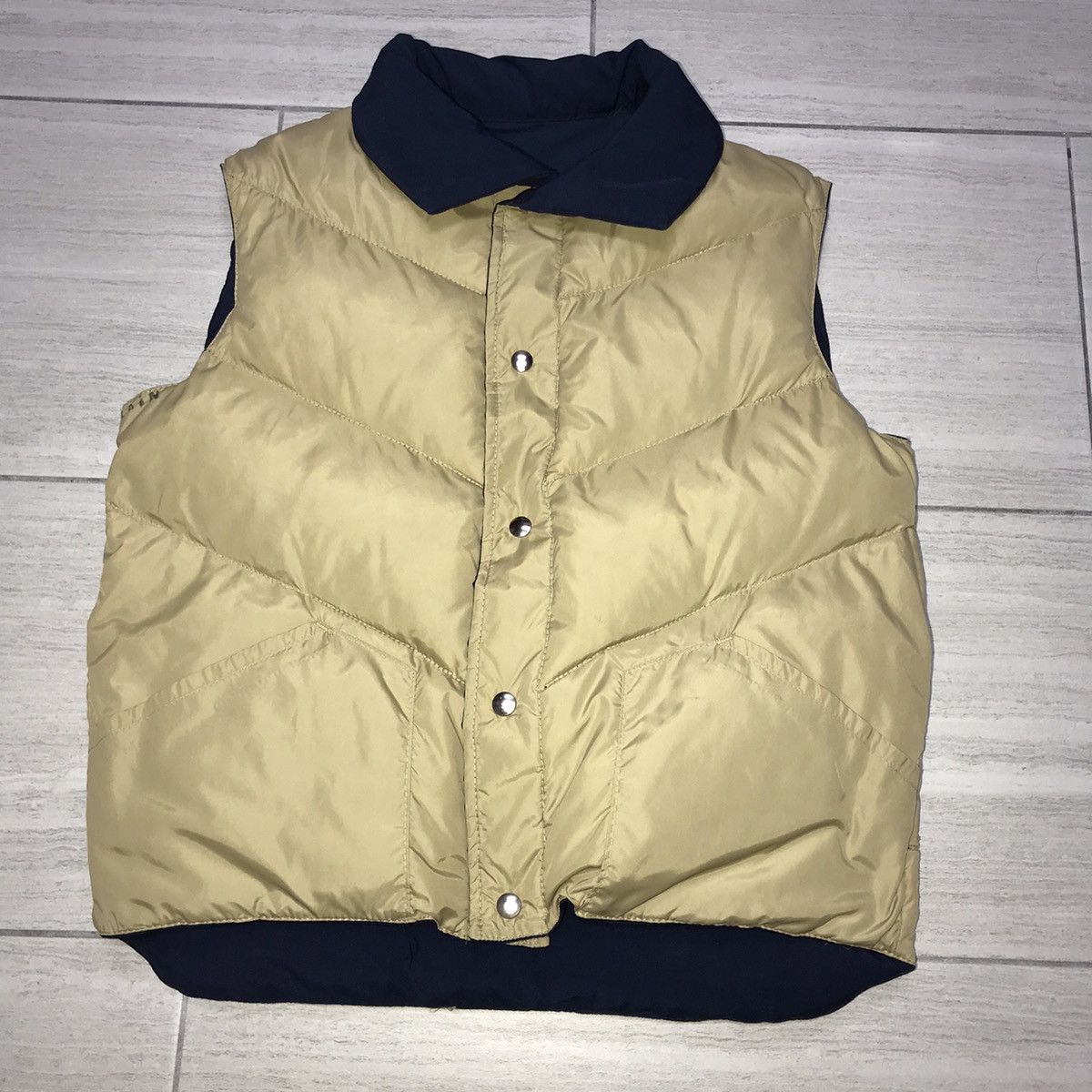 Vintage 80s Reversible Down Vest