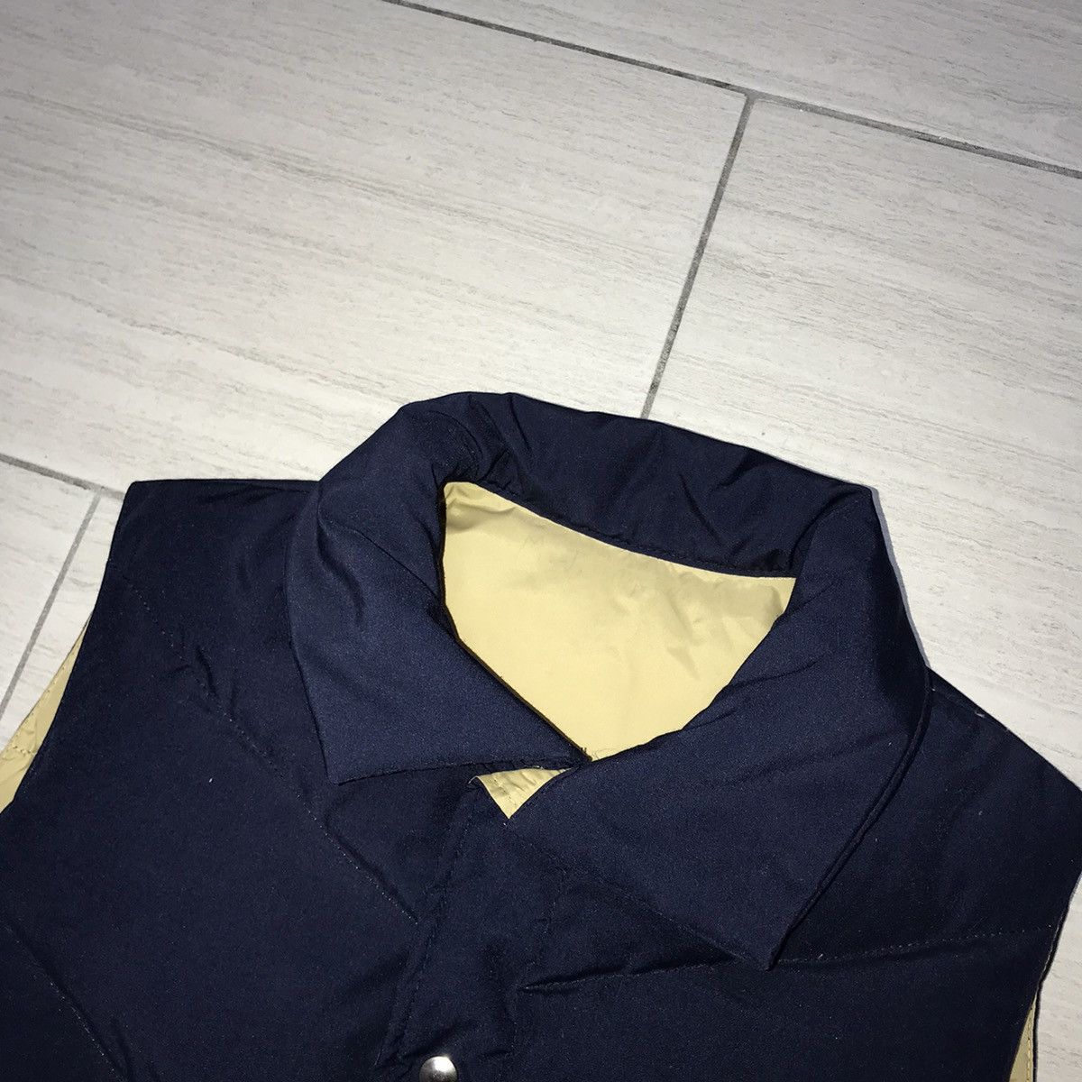 Vintage 80s Reversible Down Vest