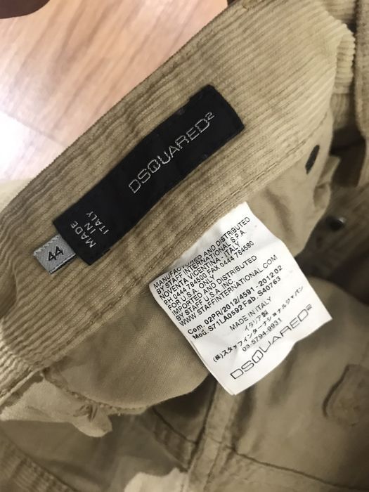 Dsquared2 Dsquared2 corduroy made in Italy size 44 | Grailed