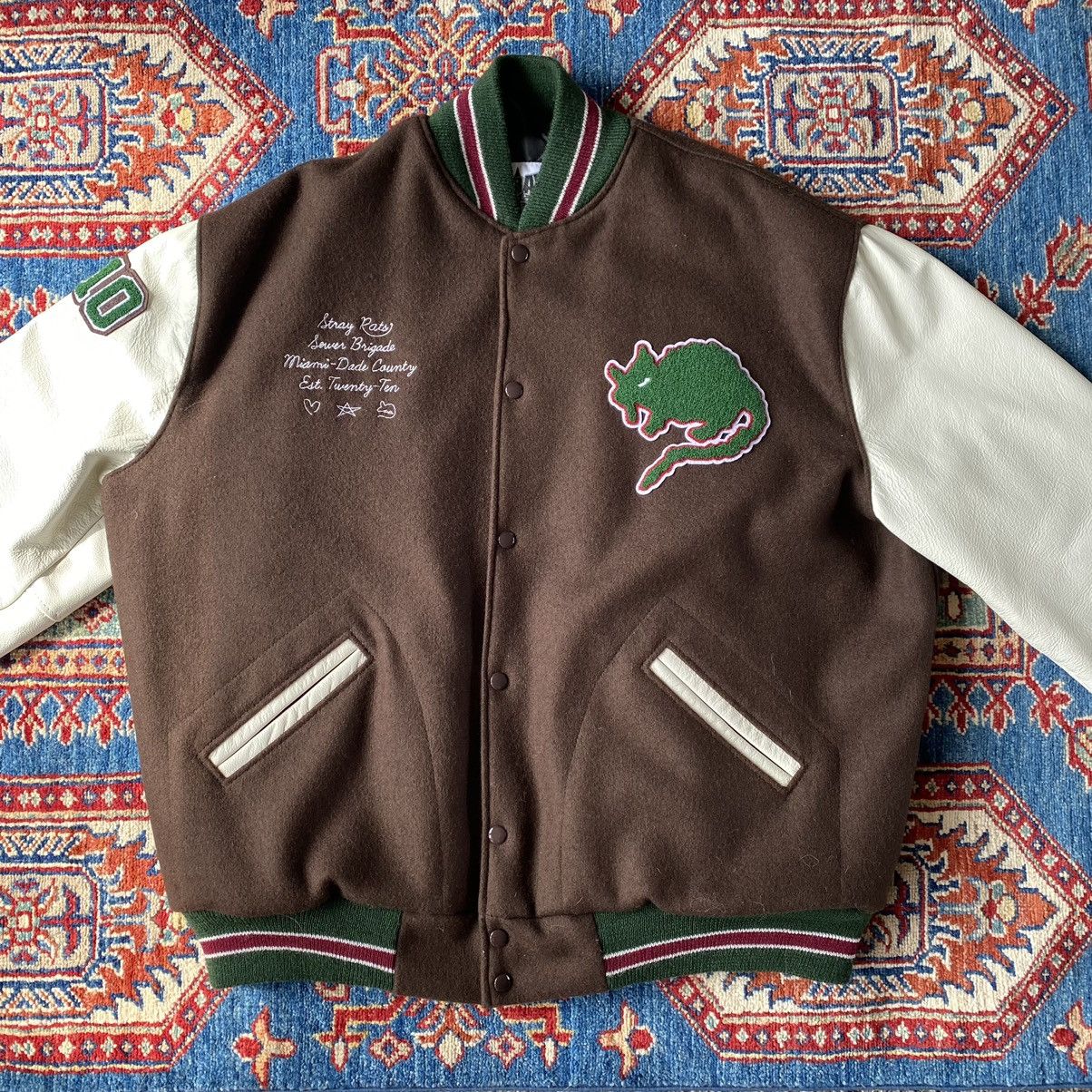 Stray Rats Stray Rats 10 Year Anniversary Varsity Jacket | Grailed