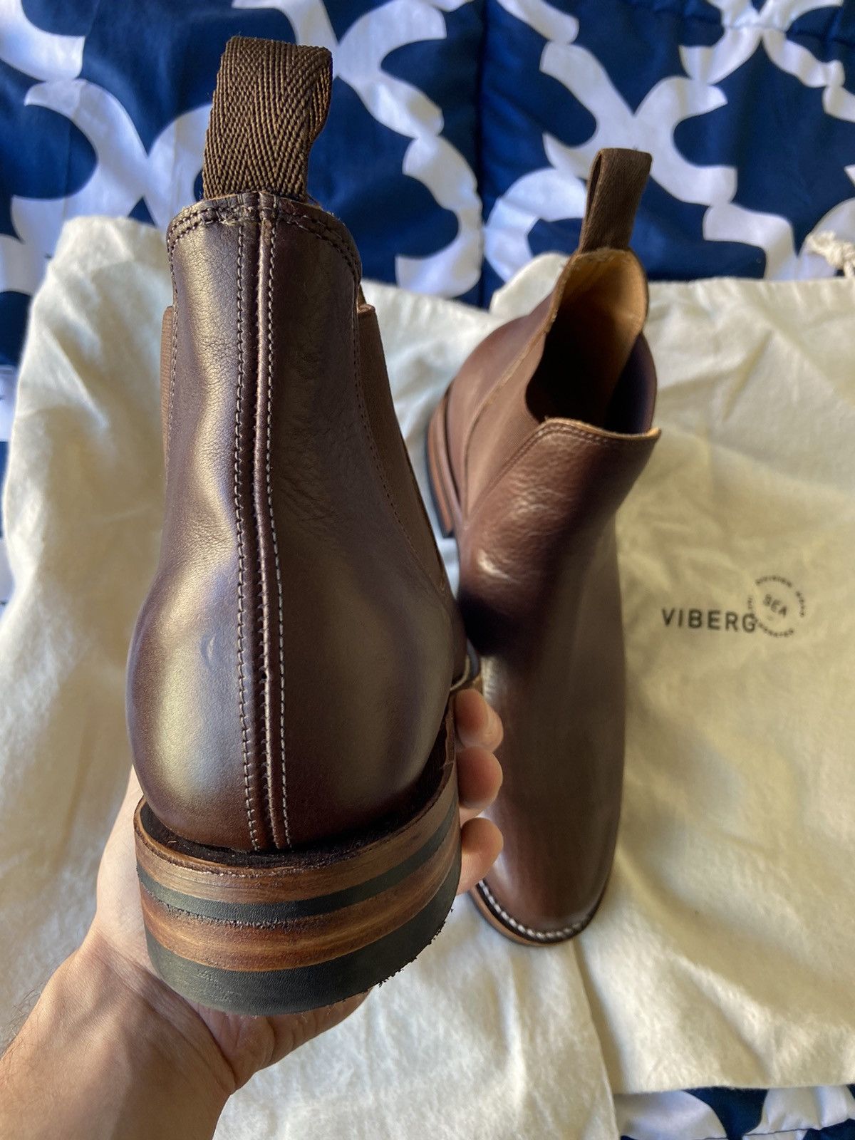 Viberg Viberg Chelsea Boot - Classic Brown Calf - 2050 Last 8 Size US 8 / EU 41 - 6 Thumbnail