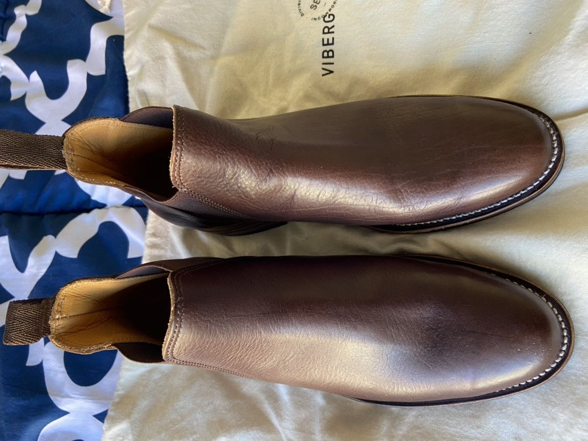 Viberg Viberg Chelsea Boot - Classic Brown Calf - 2050 Last 8 Size US 8 / EU 41 - 3 Thumbnail