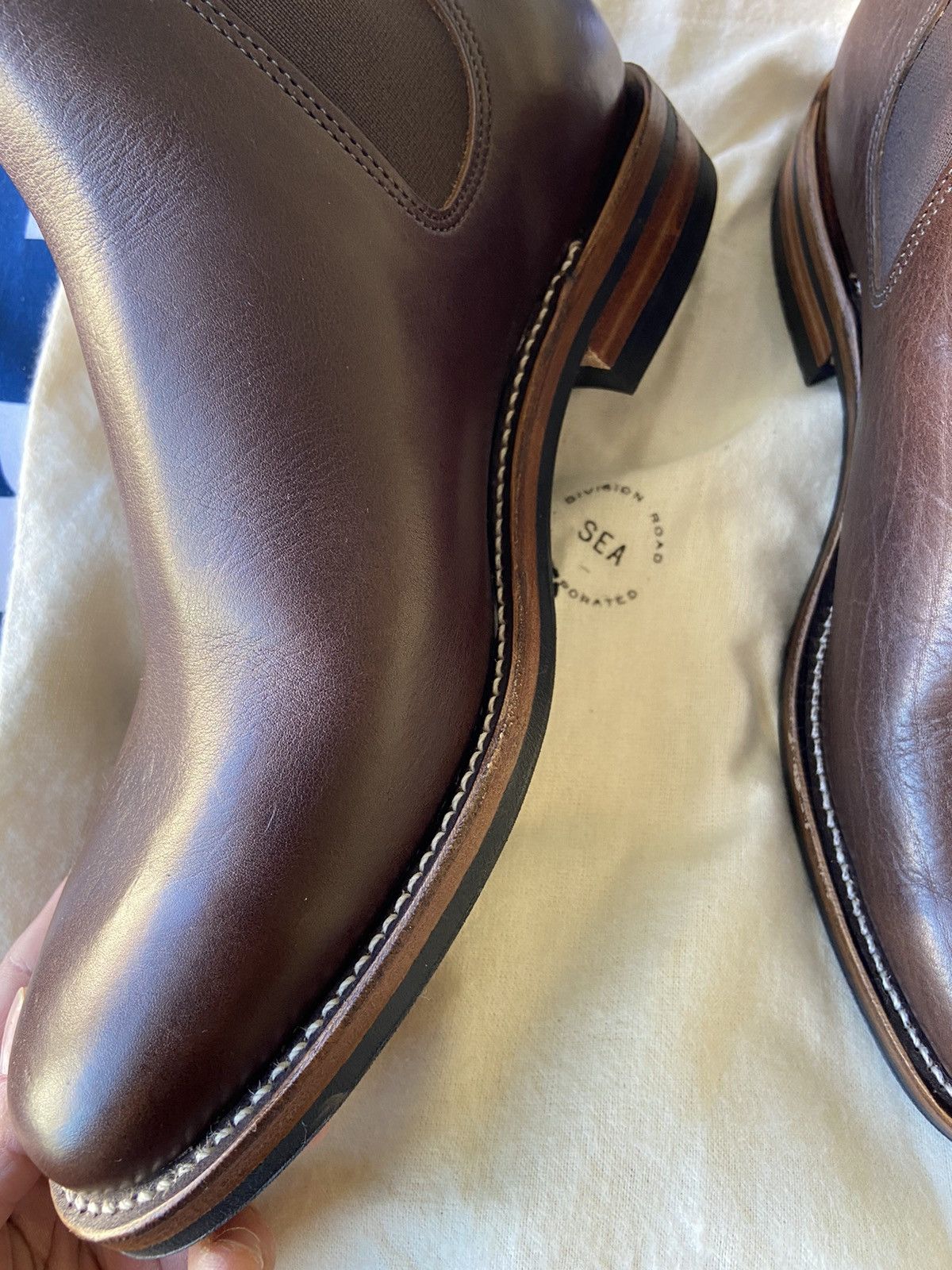 Viberg Viberg Chelsea Boot - Classic Brown Calf - 2050 Last 8 Size US 8 / EU 41 - 4 Thumbnail