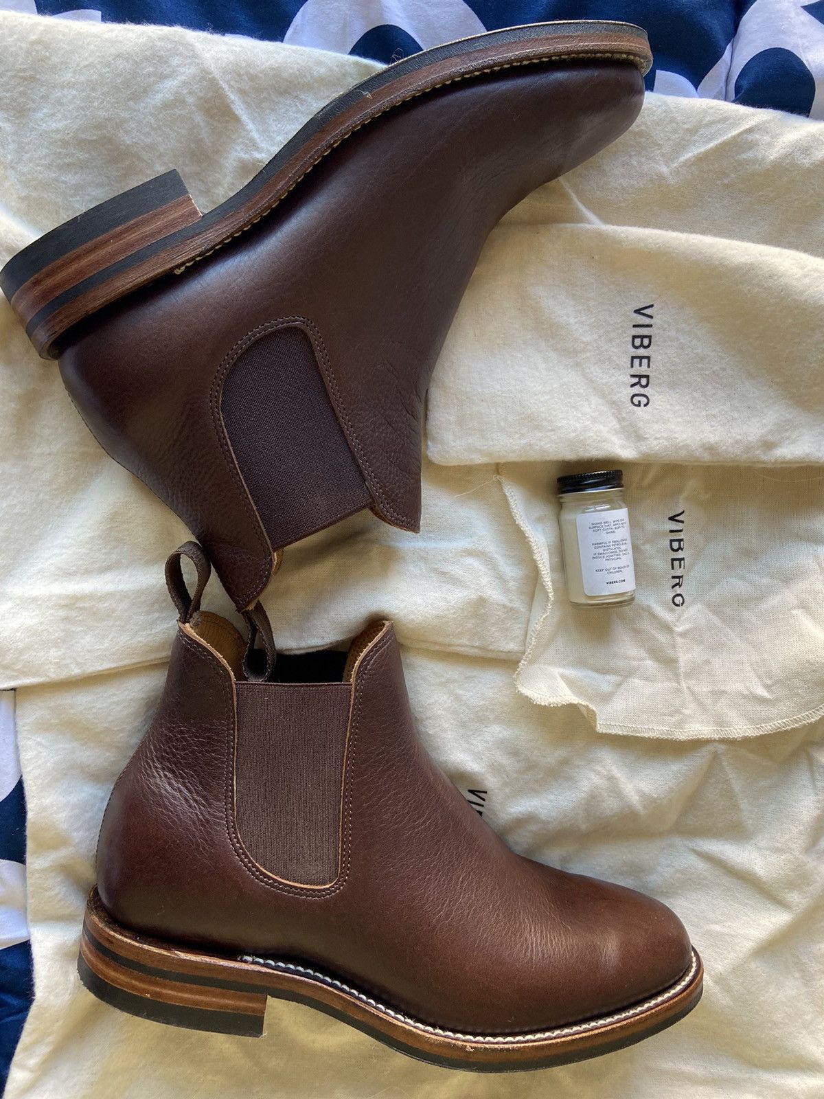 Viberg Viberg Chelsea Boot - Classic Brown Calf - 2050 Last 8 Size US 8 / EU 41 - 10 Thumbnail