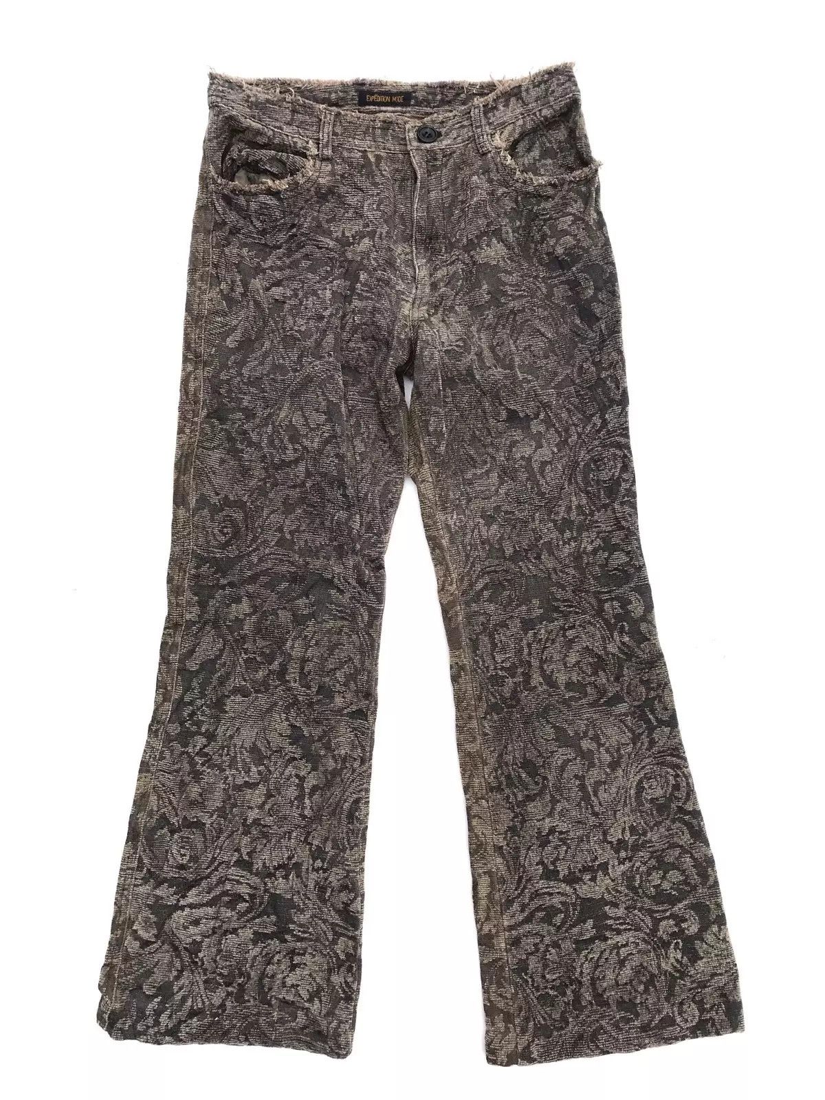 Japanese Brand × Vintage Vintage Floral Art work Pant embroidery pattern Size US 28 / EU 44 - 1 Thumbnail