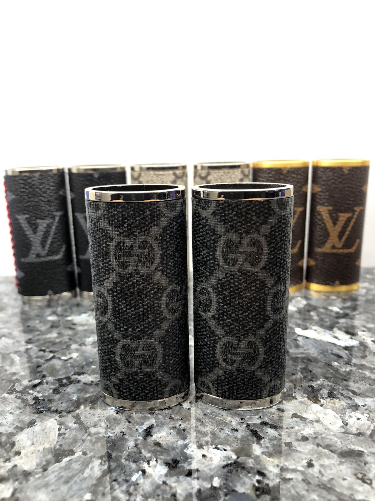 Grey Gucci Lighter Case