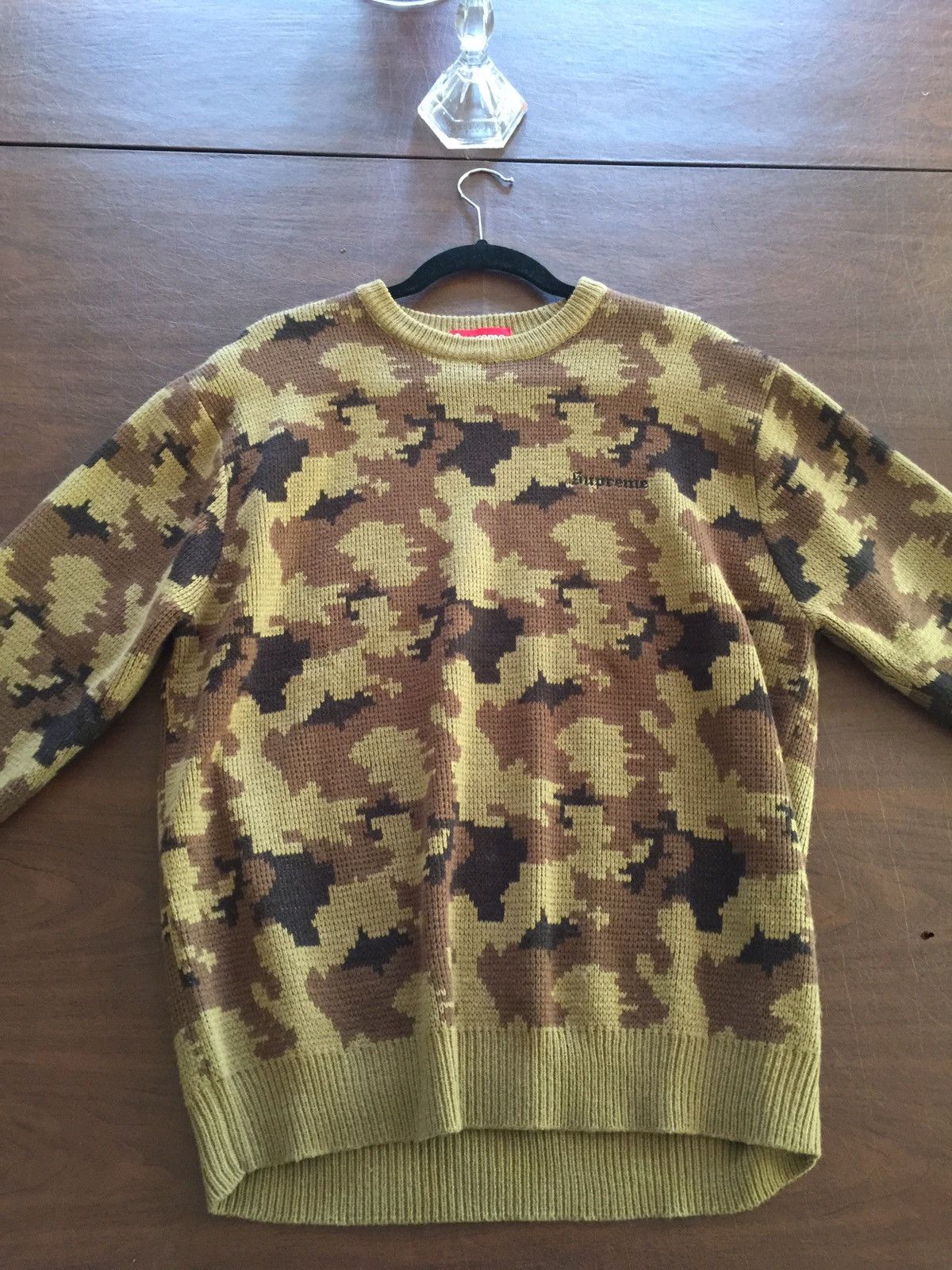 Supreme Supreme Camo Sweater Size US L / EU 52-54 / 3 - 1 Thumbnail
