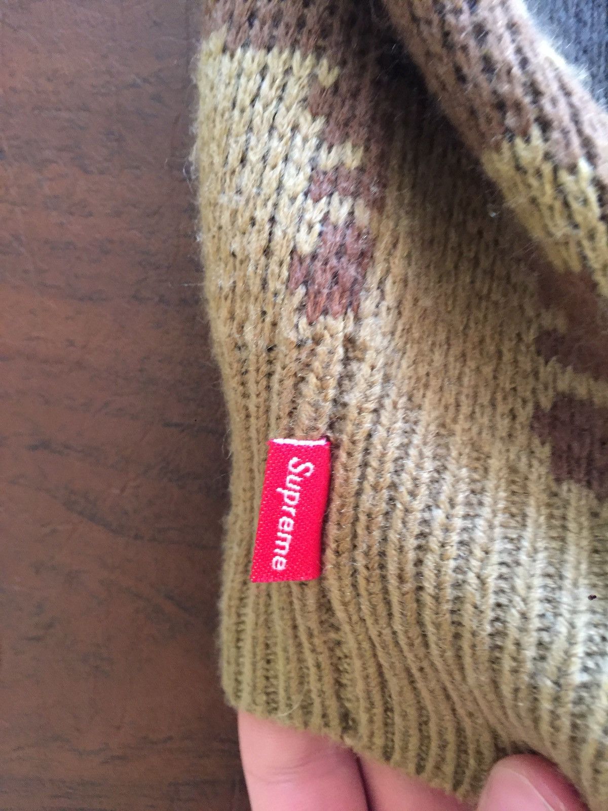 Supreme Supreme Camo Sweater Size US L / EU 52-54 / 3 - 4 Thumbnail