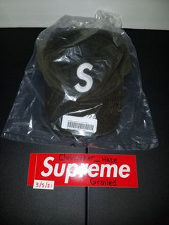 Supreme Corduroy S Logo Cap | Grailed