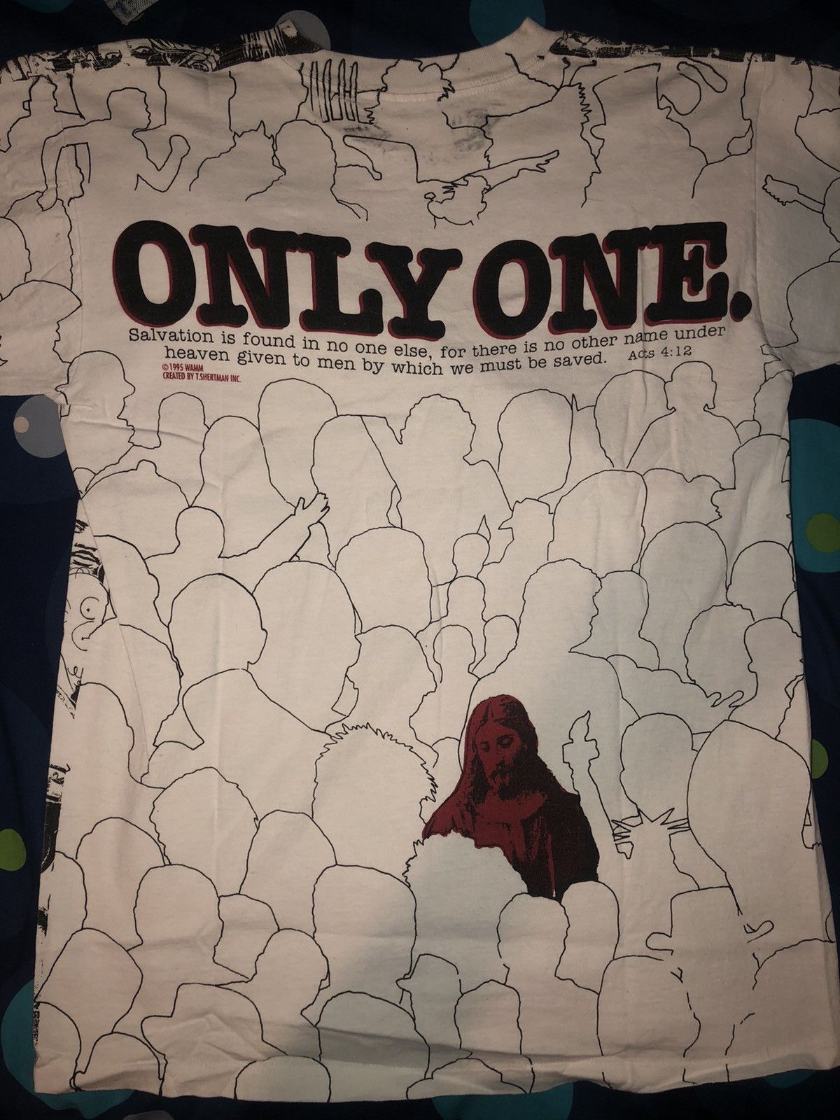 All Sport × Vintage 90s Jesus Tee Only One Of These People Can 