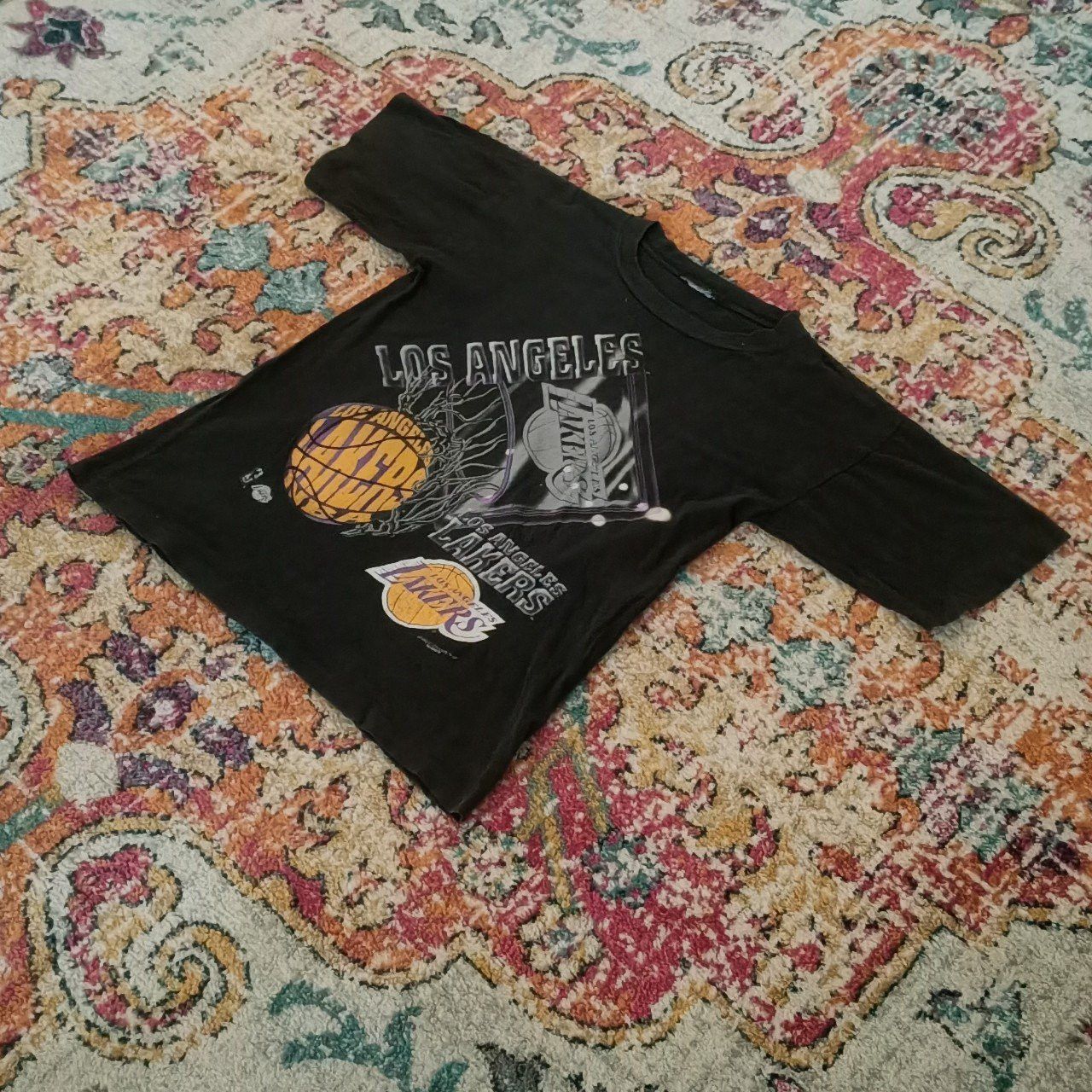 Vintage 80s LA Los Angeles Lakers single stich tee shirt