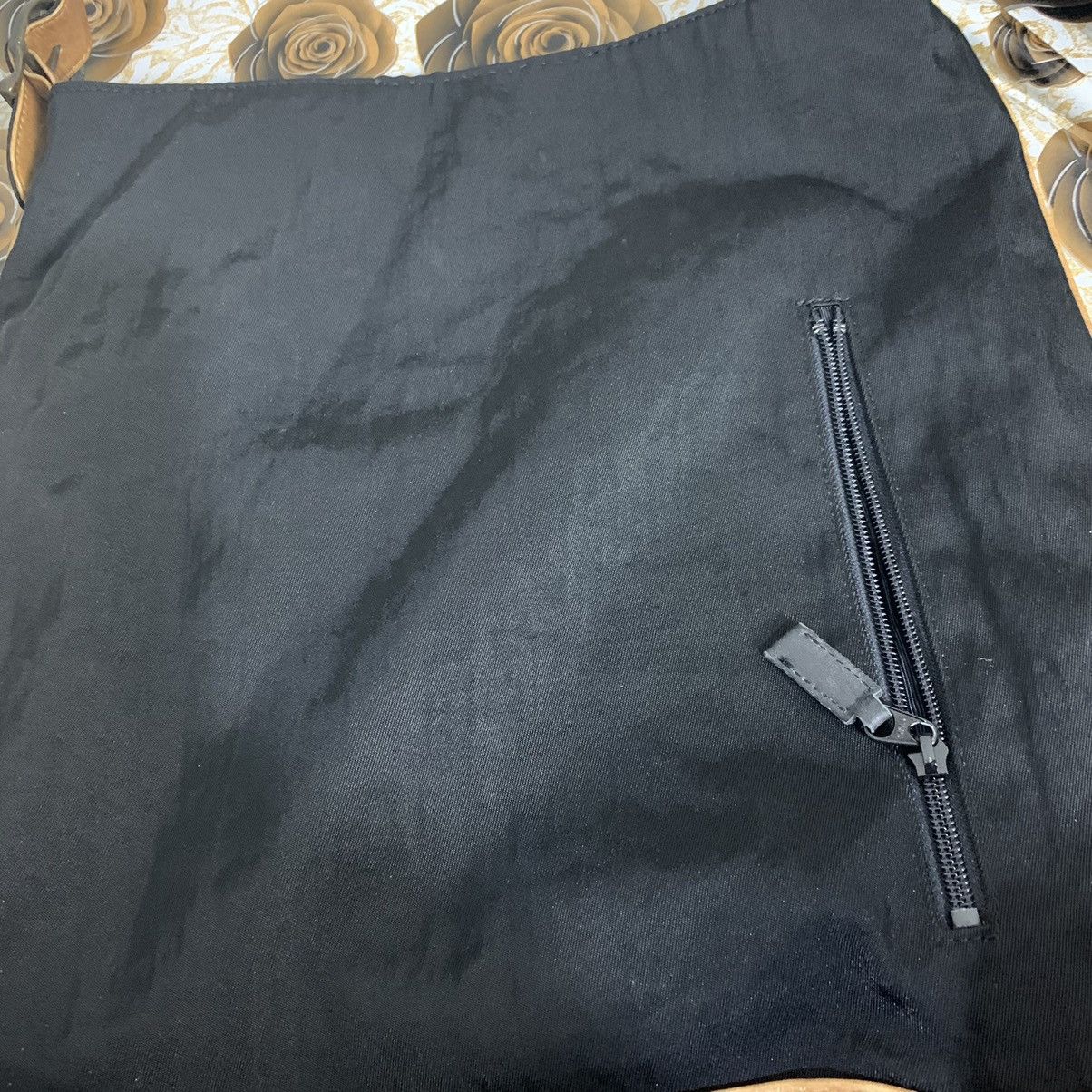 Vintage Vintage handbag leather/cotton black Size ONE SIZE - 4 Thumbnail