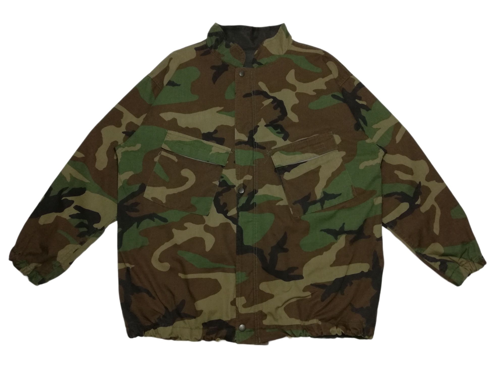 Vintage 🔥USGI Army Military Chemical Protection Suit Woodland Camo Size US XL / EU 56 / 4 - 2 Thumbnail