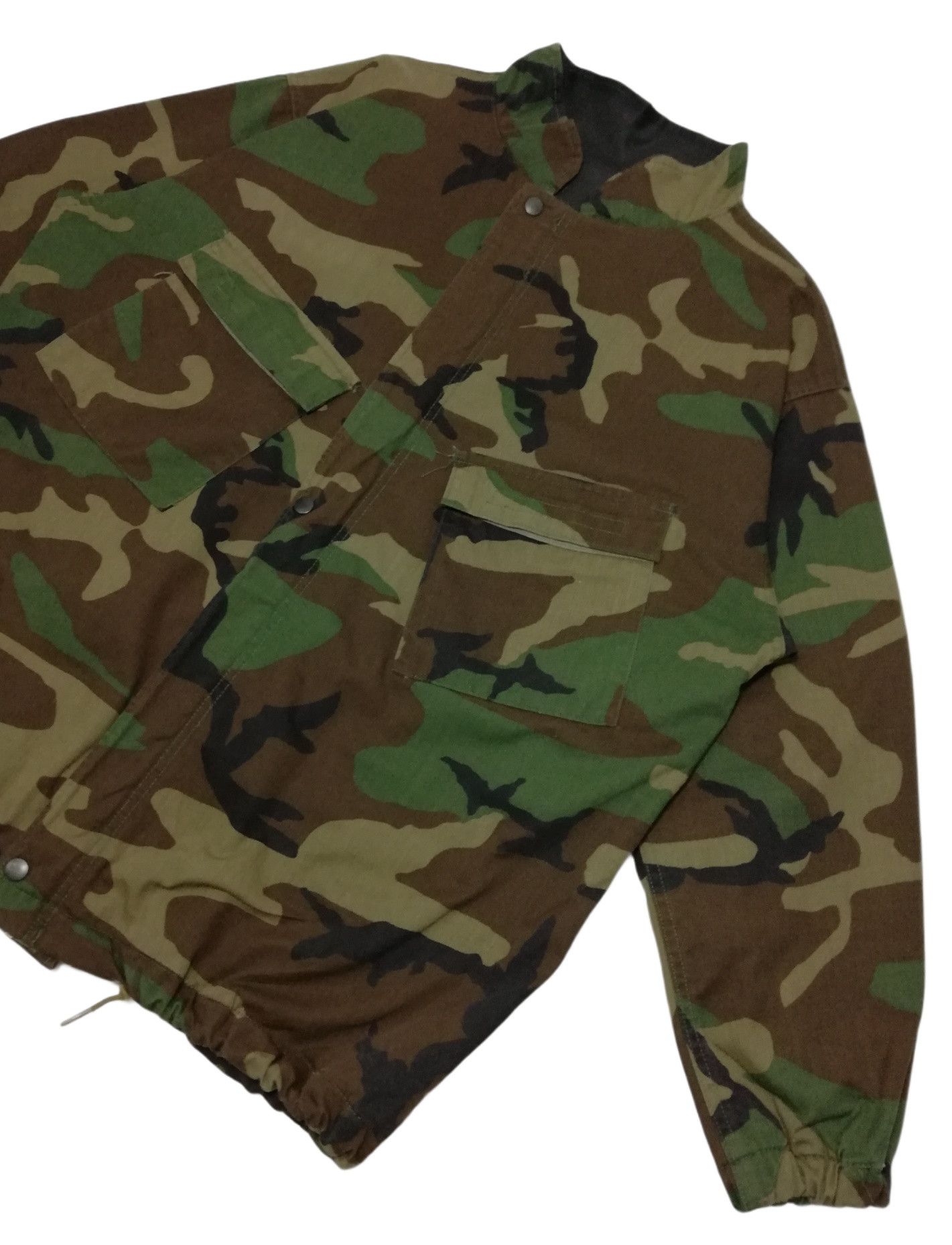 Vintage 🔥USGI Army Military Chemical Protection Suit Woodland Camo Size US XL / EU 56 / 4 - 4 Thumbnail
