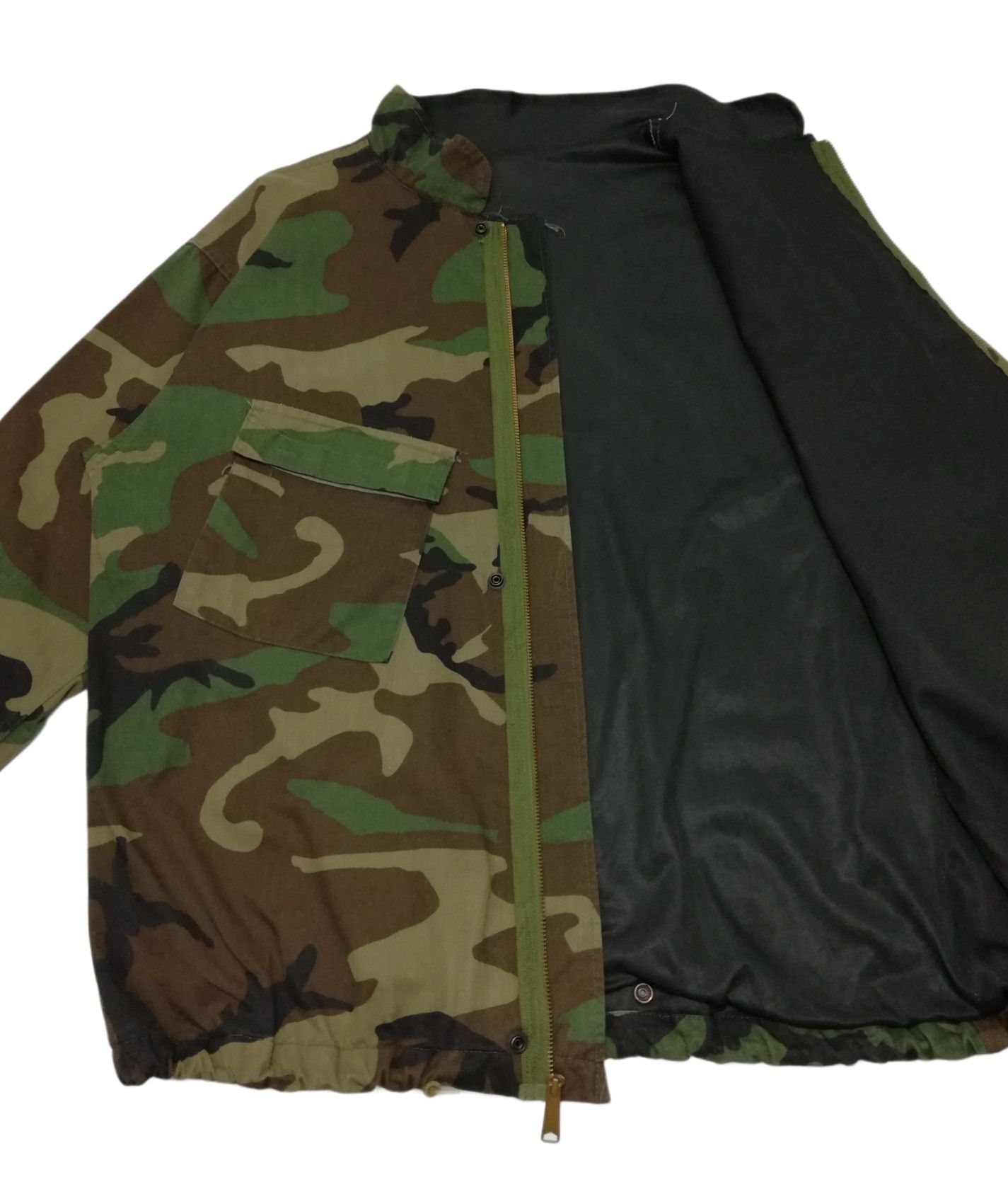 Vintage 🔥USGI Army Military Chemical Protection Suit Woodland Camo Size US XL / EU 56 / 4 - 10 Thumbnail