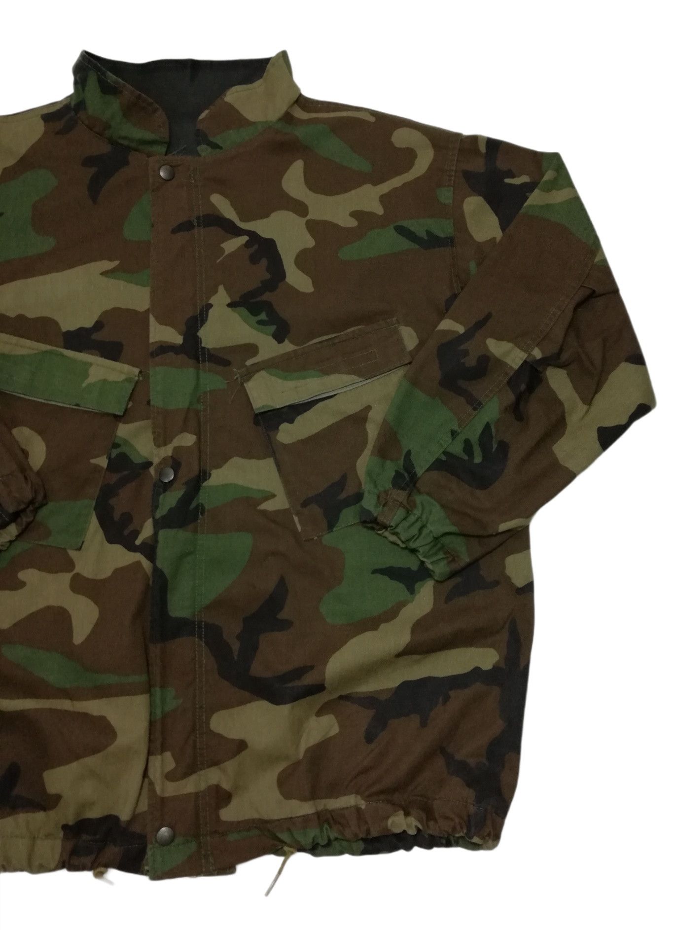 Vintage 🔥USGI Army Military Chemical Protection Suit Woodland Camo Size US XL / EU 56 / 4 - 8 Thumbnail