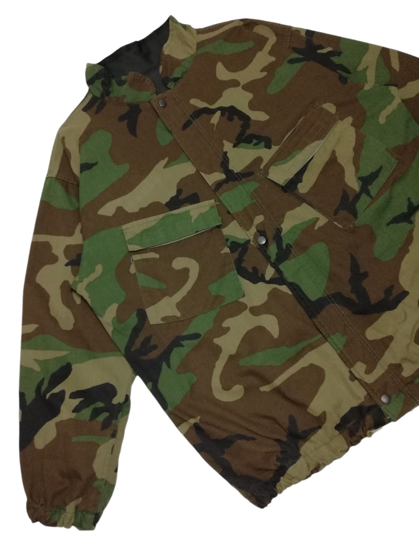 Vintage 🔥USGI Army Military Chemical Protection Suit Woodland Camo Size US XL / EU 56 / 4 - 3 Thumbnail