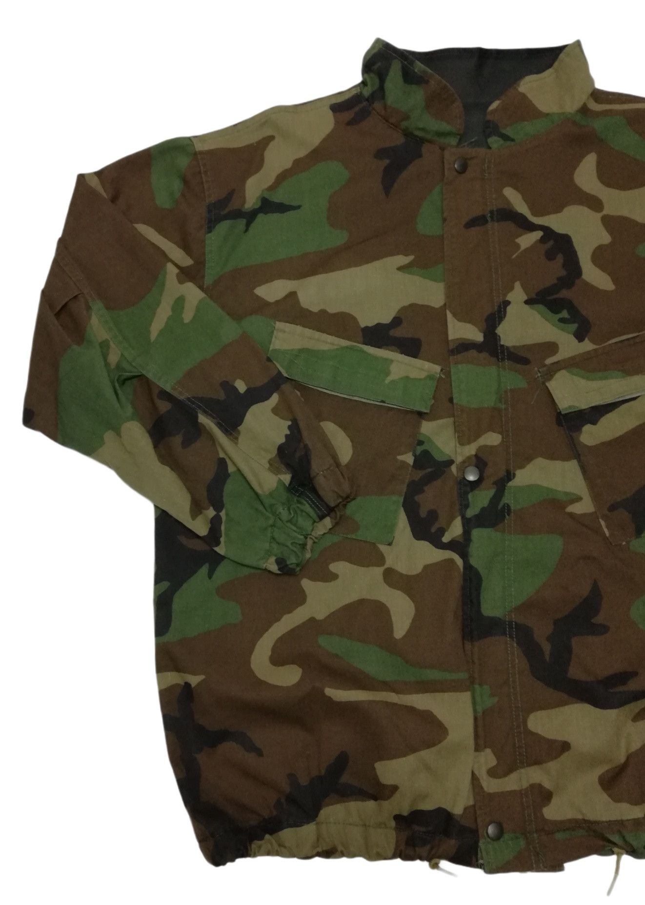 Vintage 🔥USGI Army Military Chemical Protection Suit Woodland Camo Size US XL / EU 56 / 4 - 7 Thumbnail