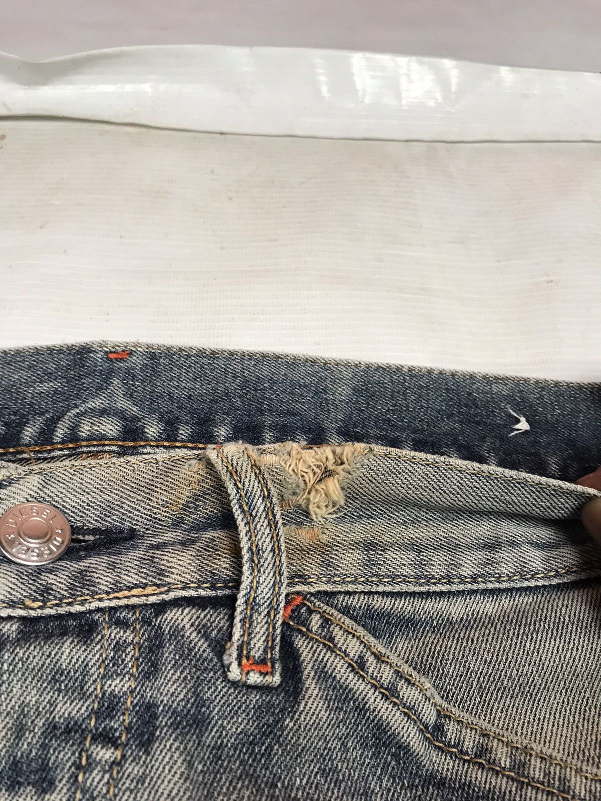 Diesel DIESEL extra side pocket distressed denim jeans Size US 29 - 10 Thumbnail