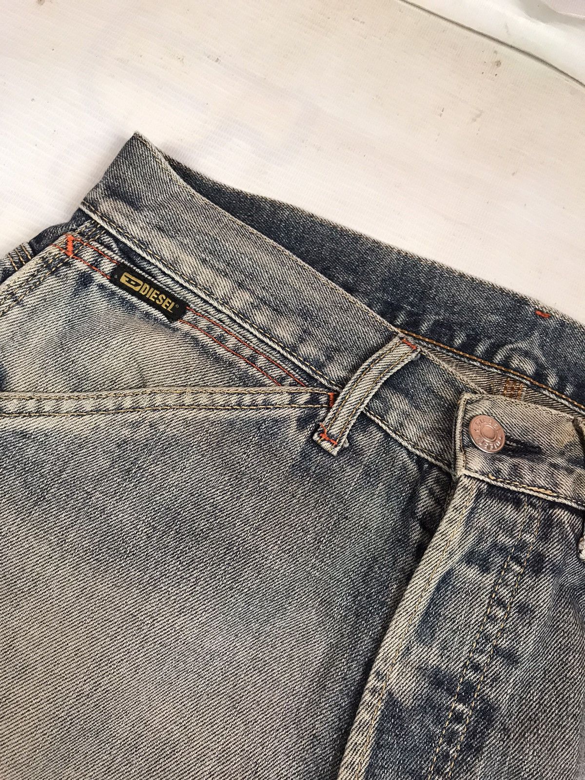 Diesel DIESEL extra side pocket distressed denim jeans Size US 29 - 8 Thumbnail