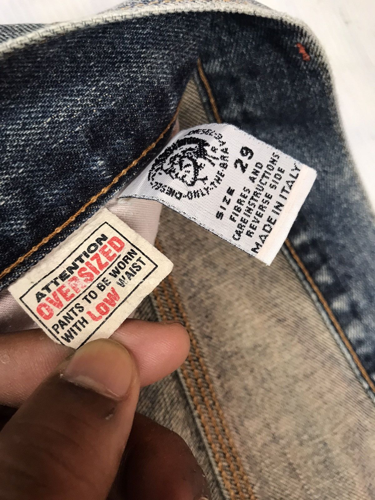 Diesel DIESEL extra side pocket distressed denim jeans Size US 29 - 12 Thumbnail
