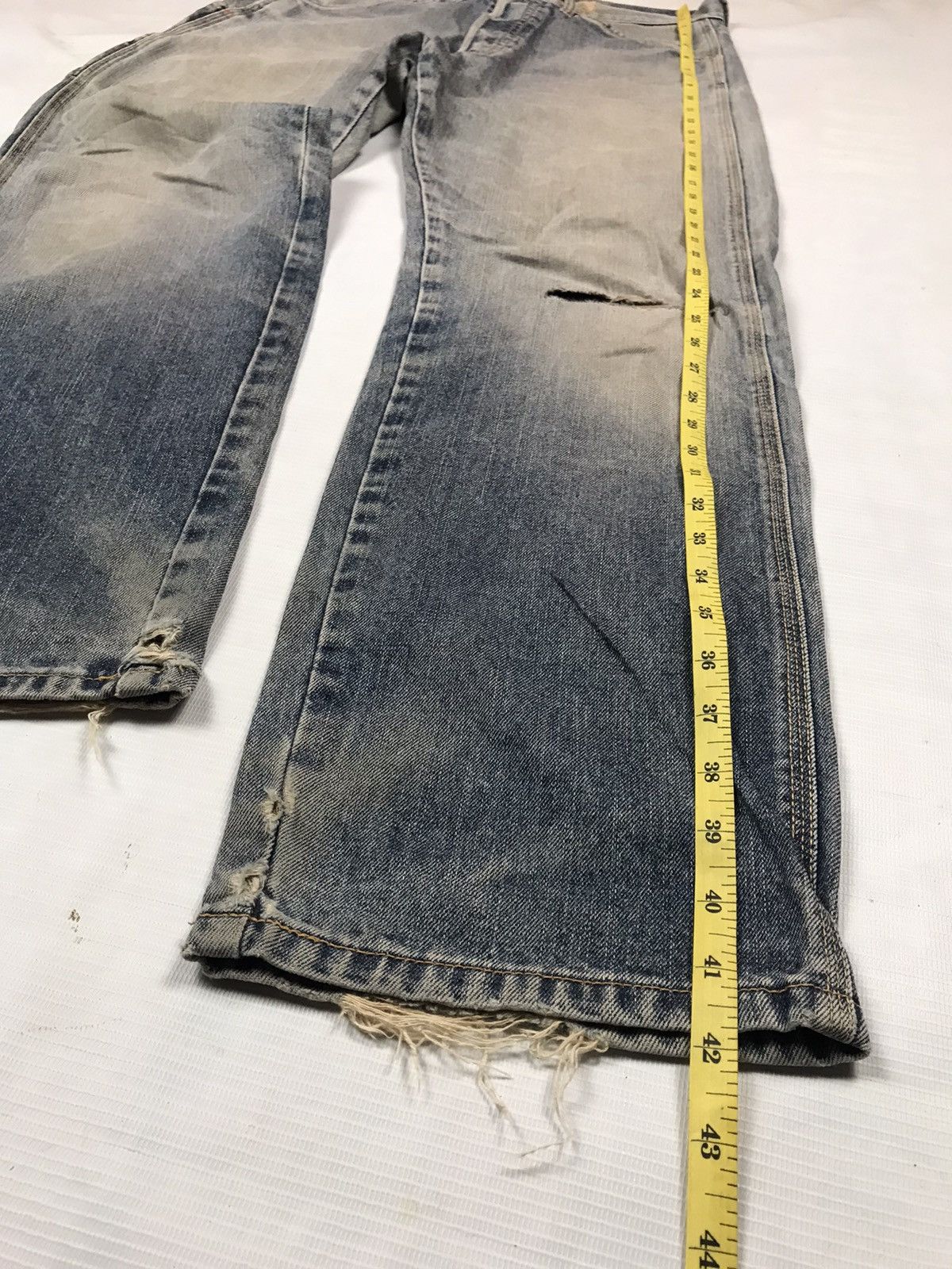 Diesel DIESEL extra side pocket distressed denim jeans Size US 29 - 24 Thumbnail