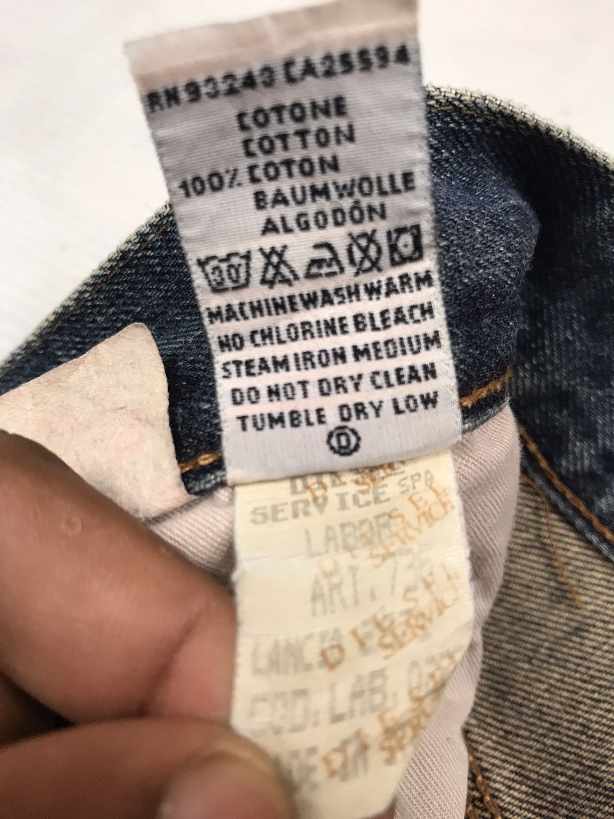 Diesel DIESEL extra side pocket distressed denim jeans Size US 29 - 19 Thumbnail
