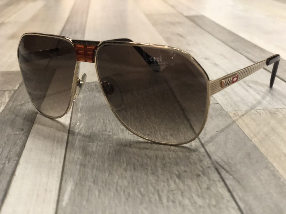 Chevrolet Corvette 601 Elegant FRAME W.GERMANY Vintage Sunglasses Size ONE SIZE - 2 Thumbnail
