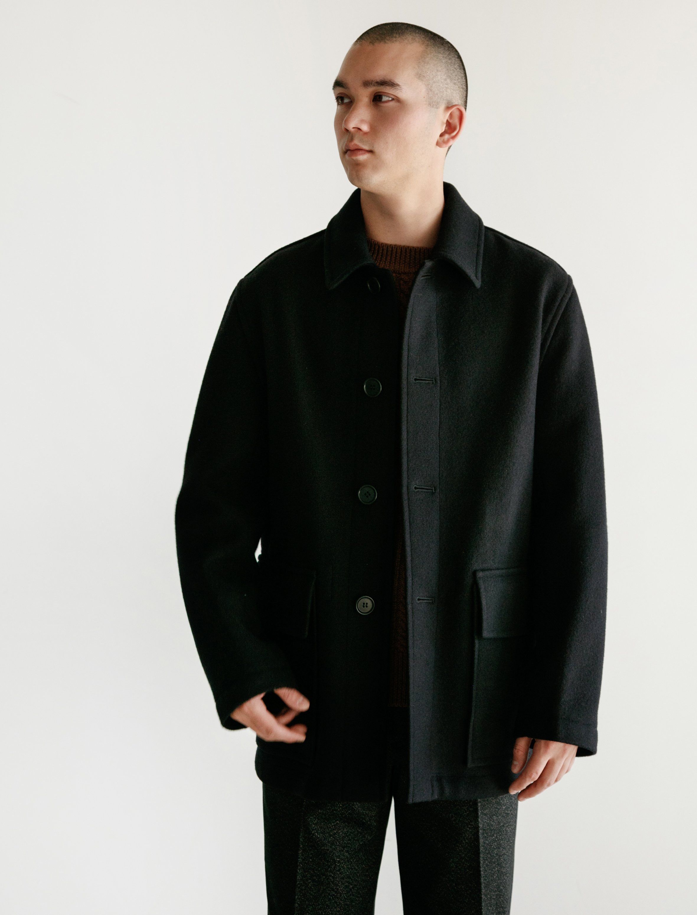 Margaret Howell MHL Military Melton Wool Worker Jacket | Grailed