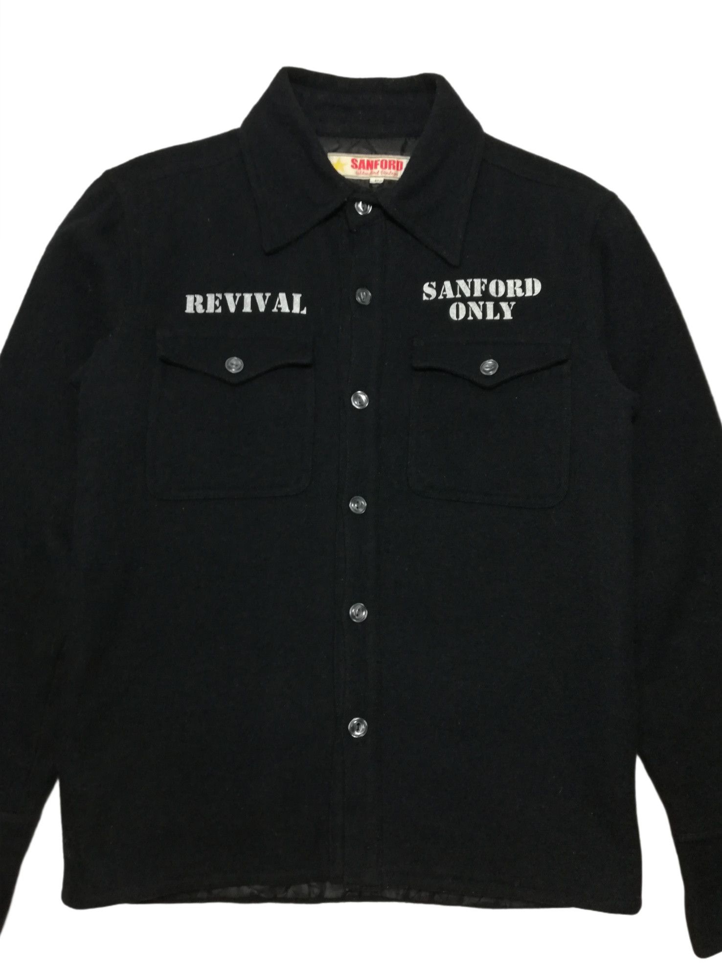 DePalma Workwear × Japanese Brand 🔥GRAIL Sanford Wool Oversized Blend Workwear Shirt Size US XS / EU 42 / 0 - 3 Thumbnail