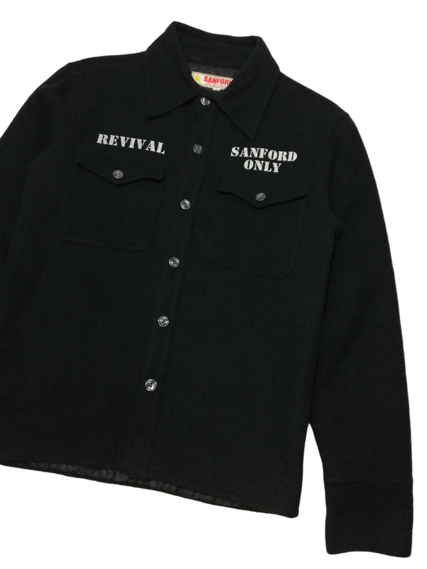 DePalma Workwear × Japanese Brand 🔥GRAIL Sanford Wool Oversized Blend Workwear Shirt Size US XS / EU 42 / 0 - 5 Thumbnail