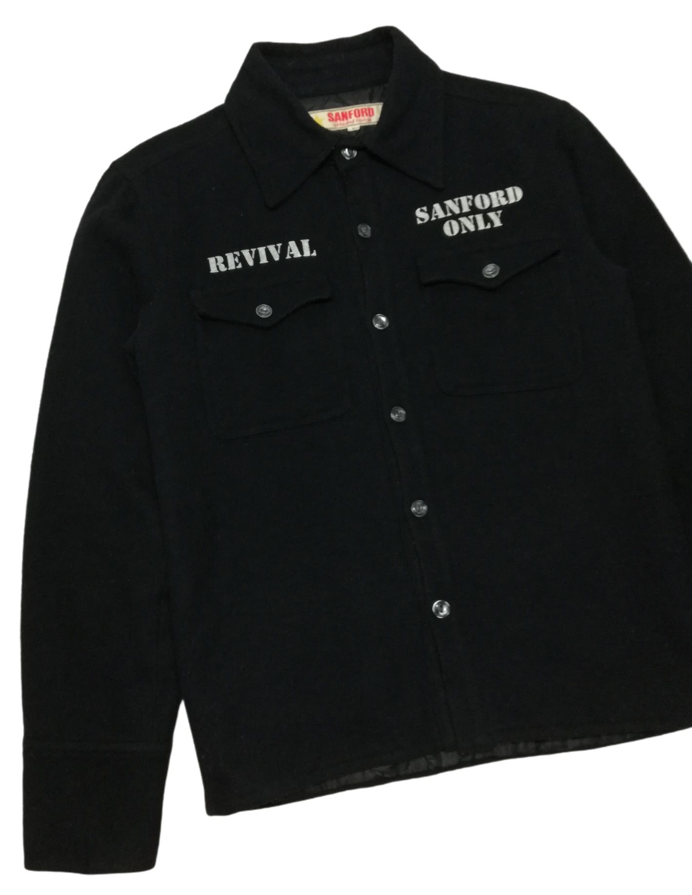 DePalma Workwear × Japanese Brand 🔥GRAIL Sanford Wool Oversized Blend Workwear Shirt Size US XS / EU 42 / 0 - 4 Thumbnail