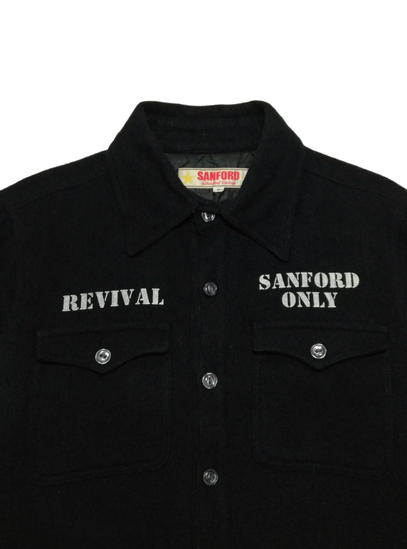 DePalma Workwear × Japanese Brand 🔥GRAIL Sanford Wool Oversized Blend Workwear Shirt Size US XS / EU 42 / 0 - 6 Thumbnail