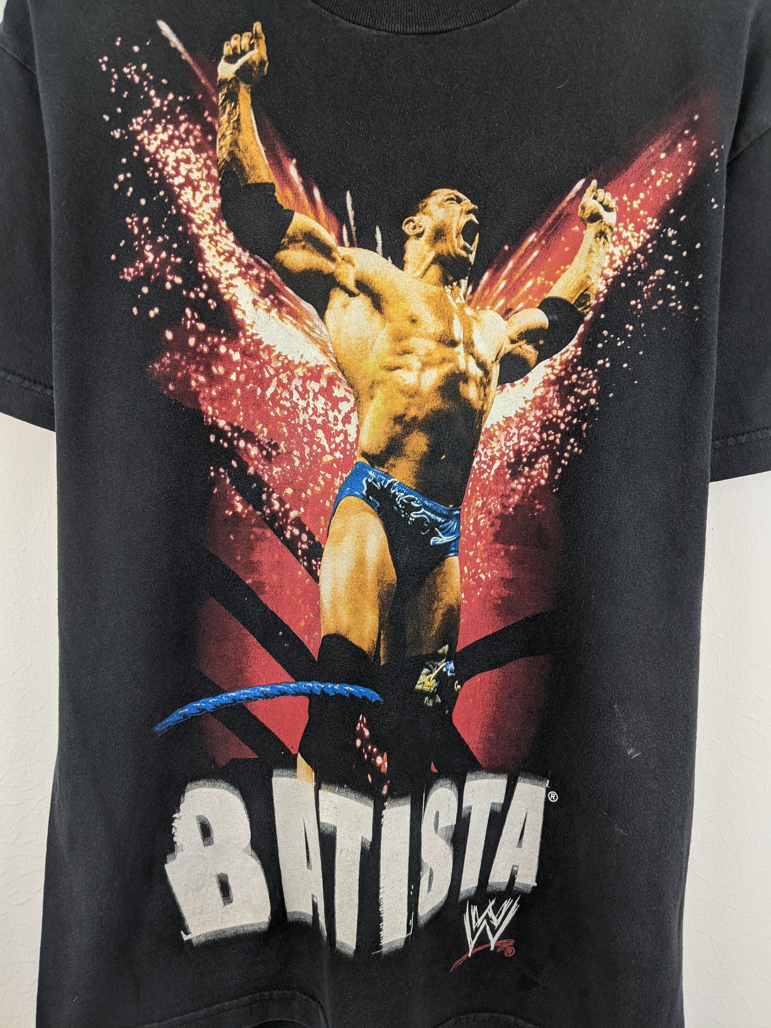 WWF Batista The Animal WWF WWE shirt Size US M / EU 48-50 / 2 - 3 Thumbnail