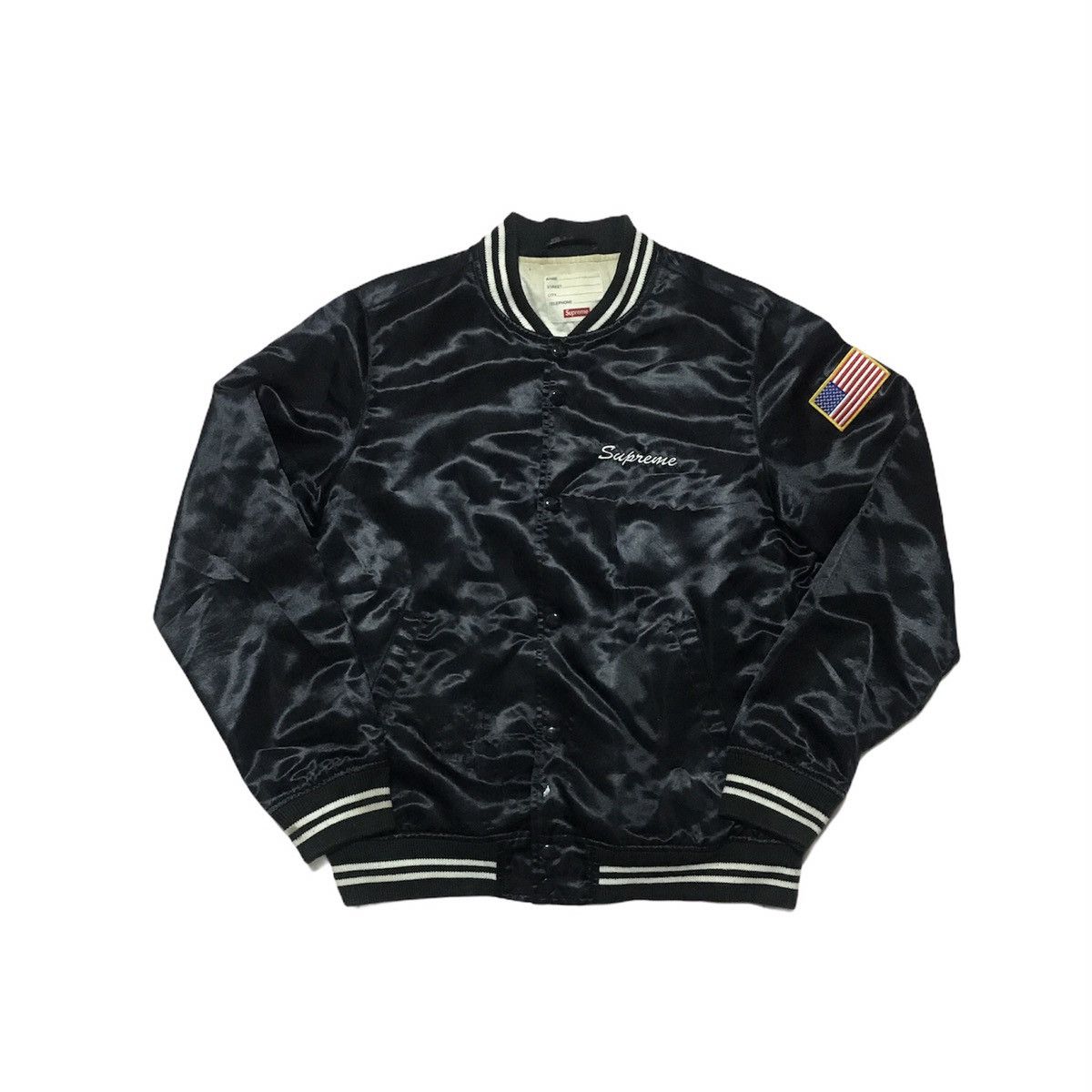 Supreme satin club jacket 2025