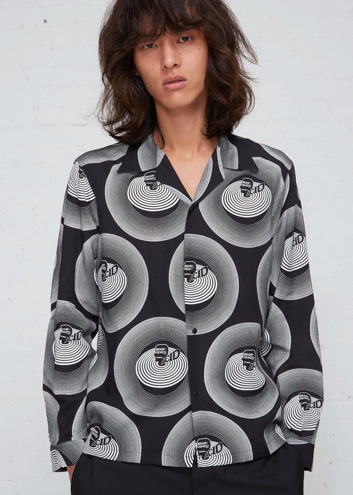 Brain Dead Acid Open Collar Shirt Size US M / EU 48-50 / 2 - 1 Thumbnail