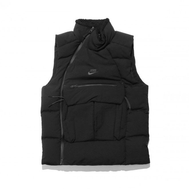 Nike black down tech pack vest outlet