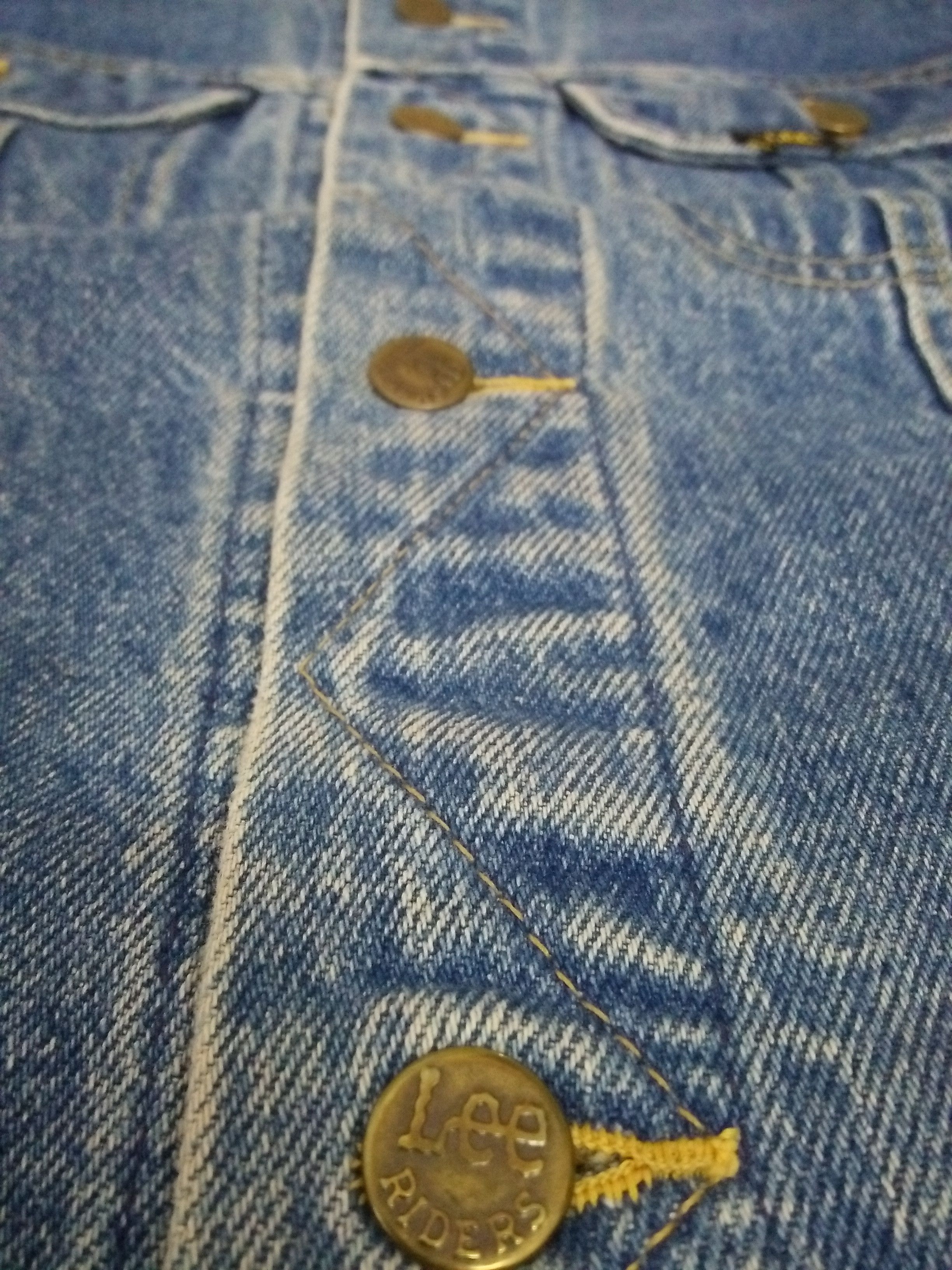 Lee VTG 80sLEE RIDERS USA DENIM JACKET (B71) Size US M / EU 48-50 / 2 - 3 Thumbnail